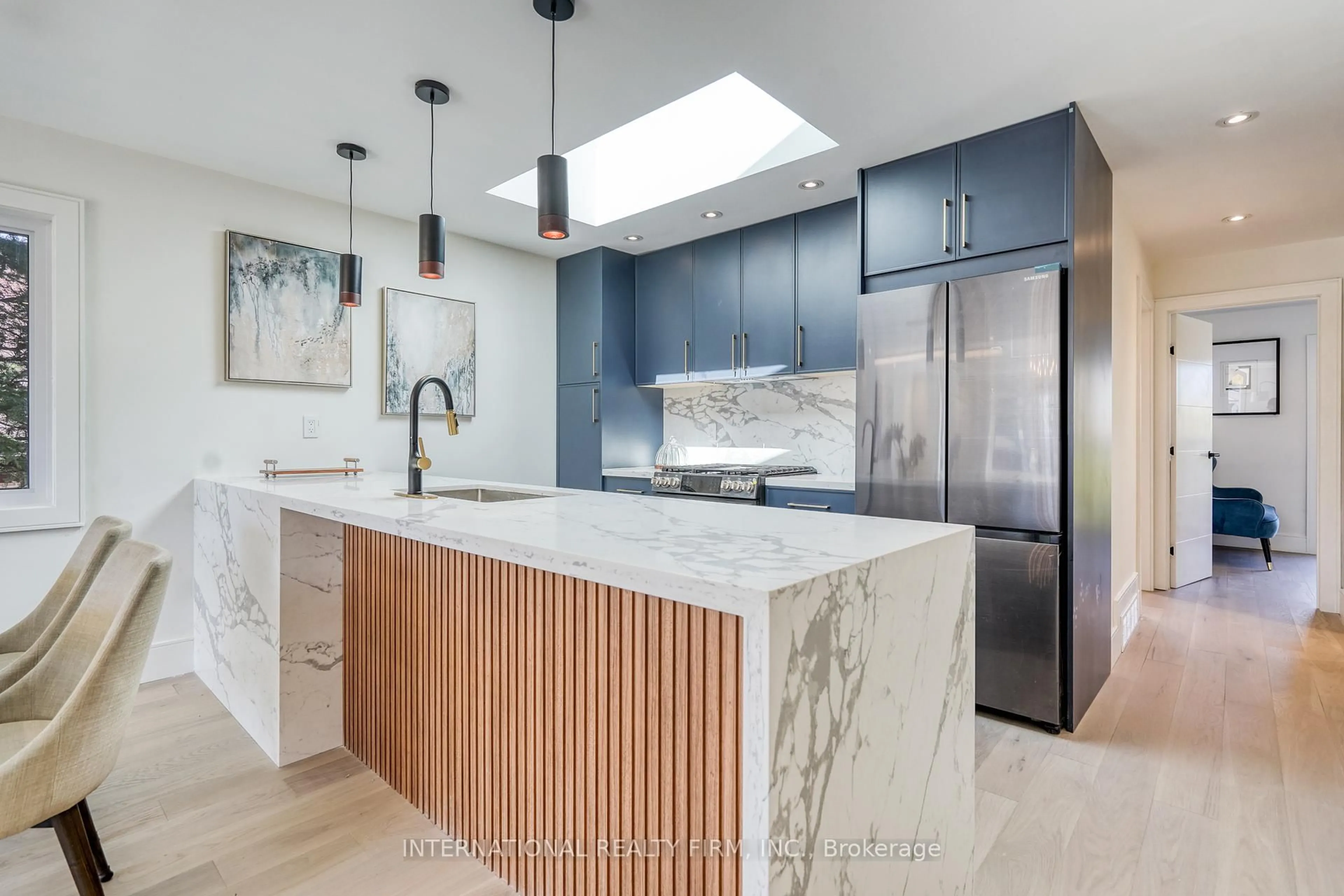 Contemporary kitchen, ceramic/tile floor for 16 Paragon Rd, Toronto Ontario M9R 1J5
