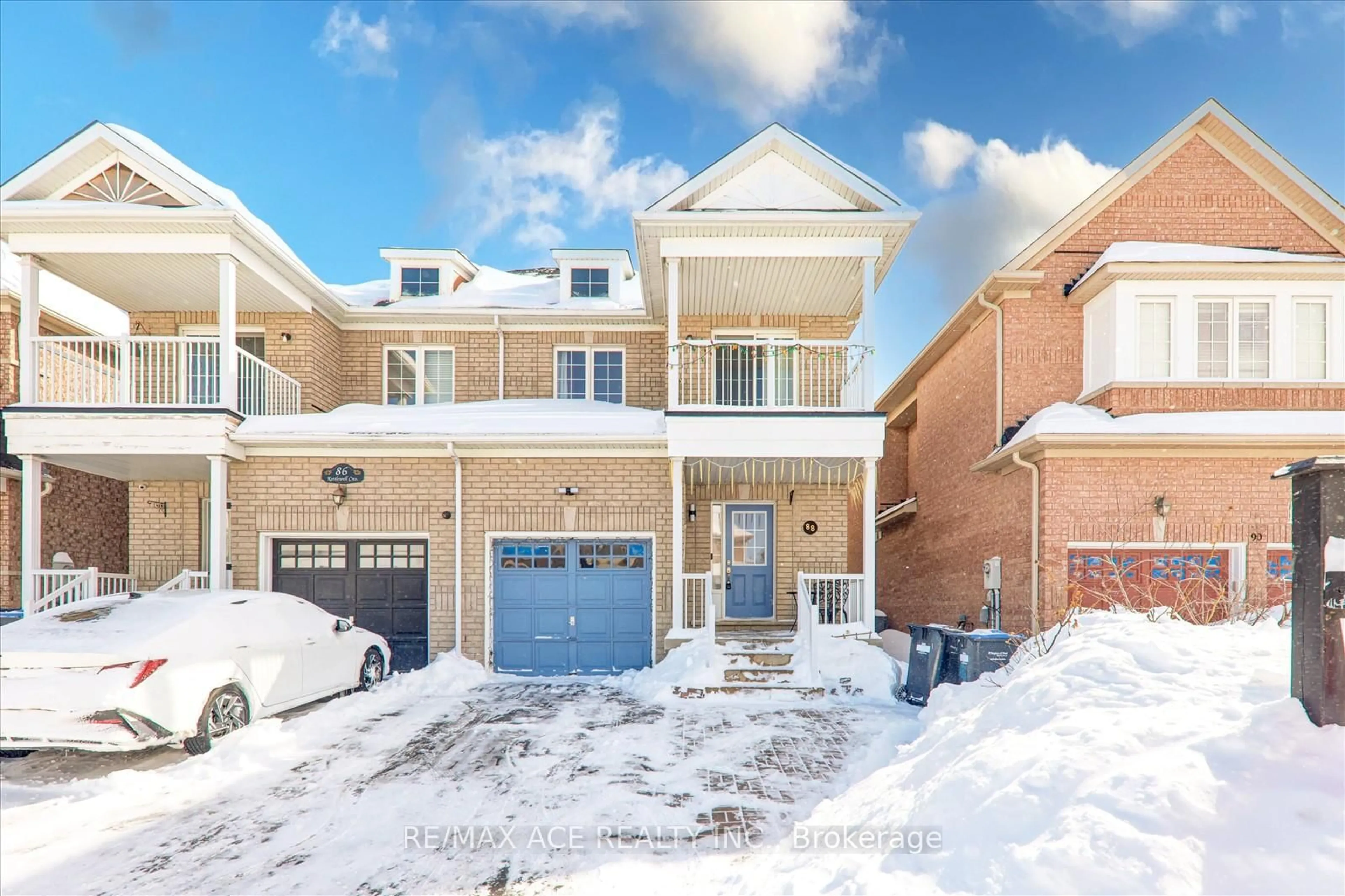 Home with brick exterior material, street for 88 Kettlewell Cres, Brampton Ontario L6R 0T1