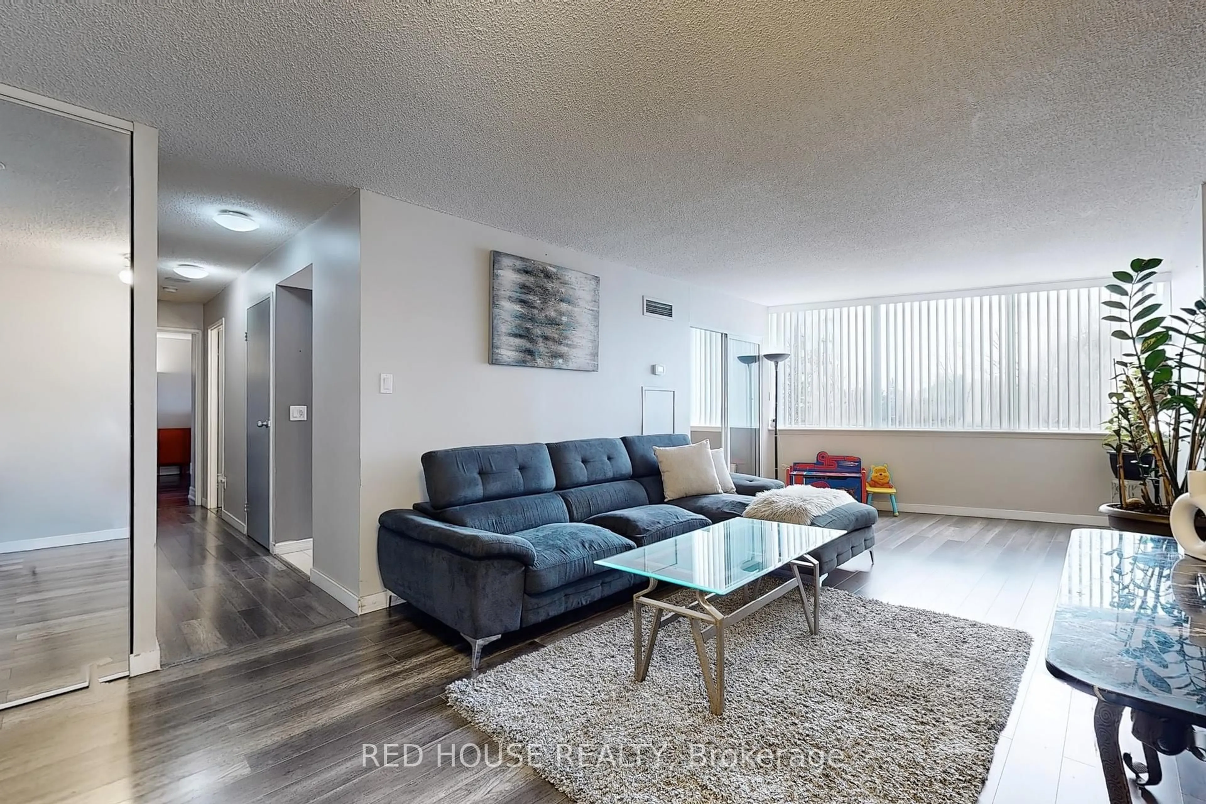 Living room with furniture, unknown for 10 Markbrook Lane #206, Toronto Ontario M9V 5E3