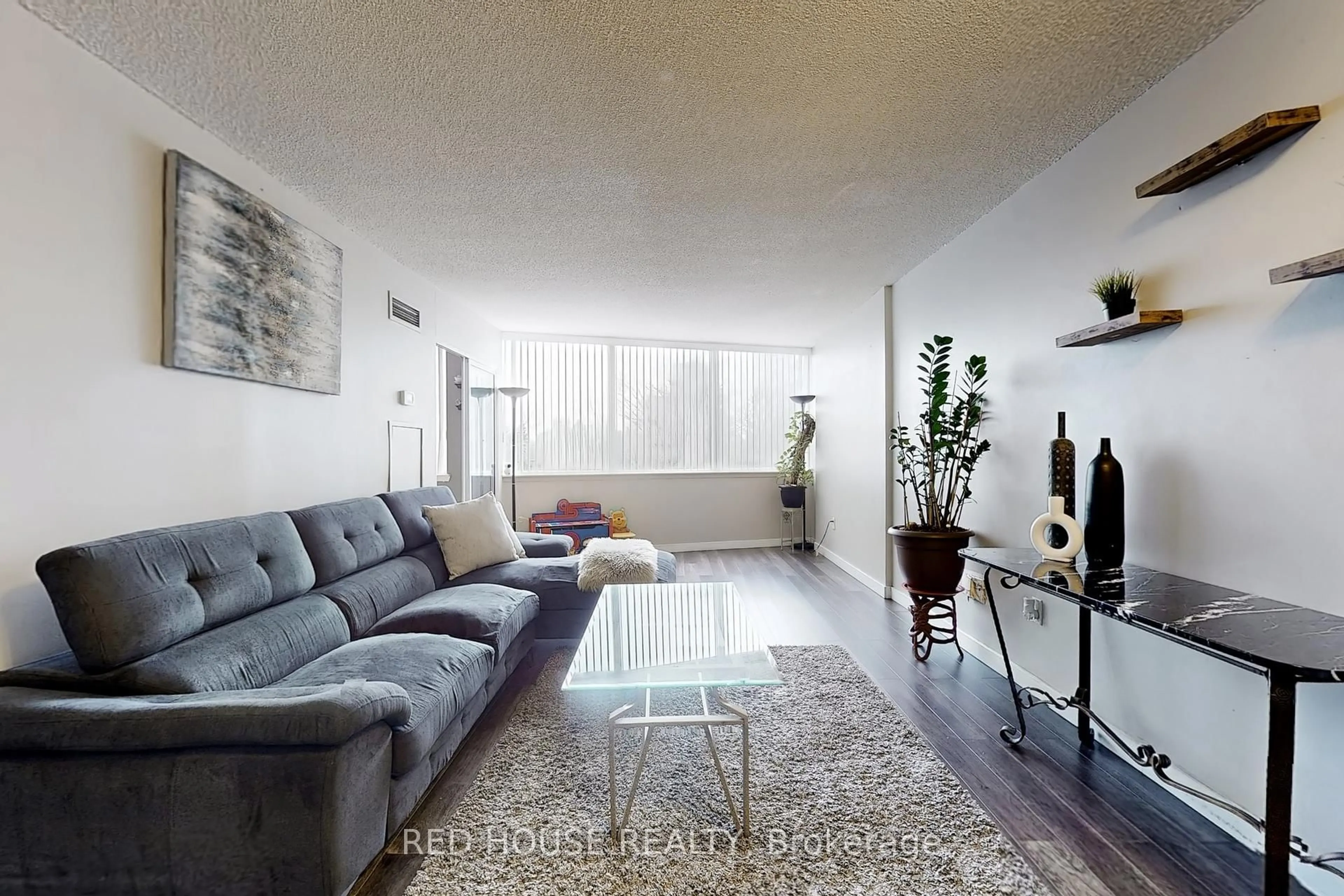 Living room with furniture, unknown for 10 Markbrook Lane #206, Toronto Ontario M9V 5E3