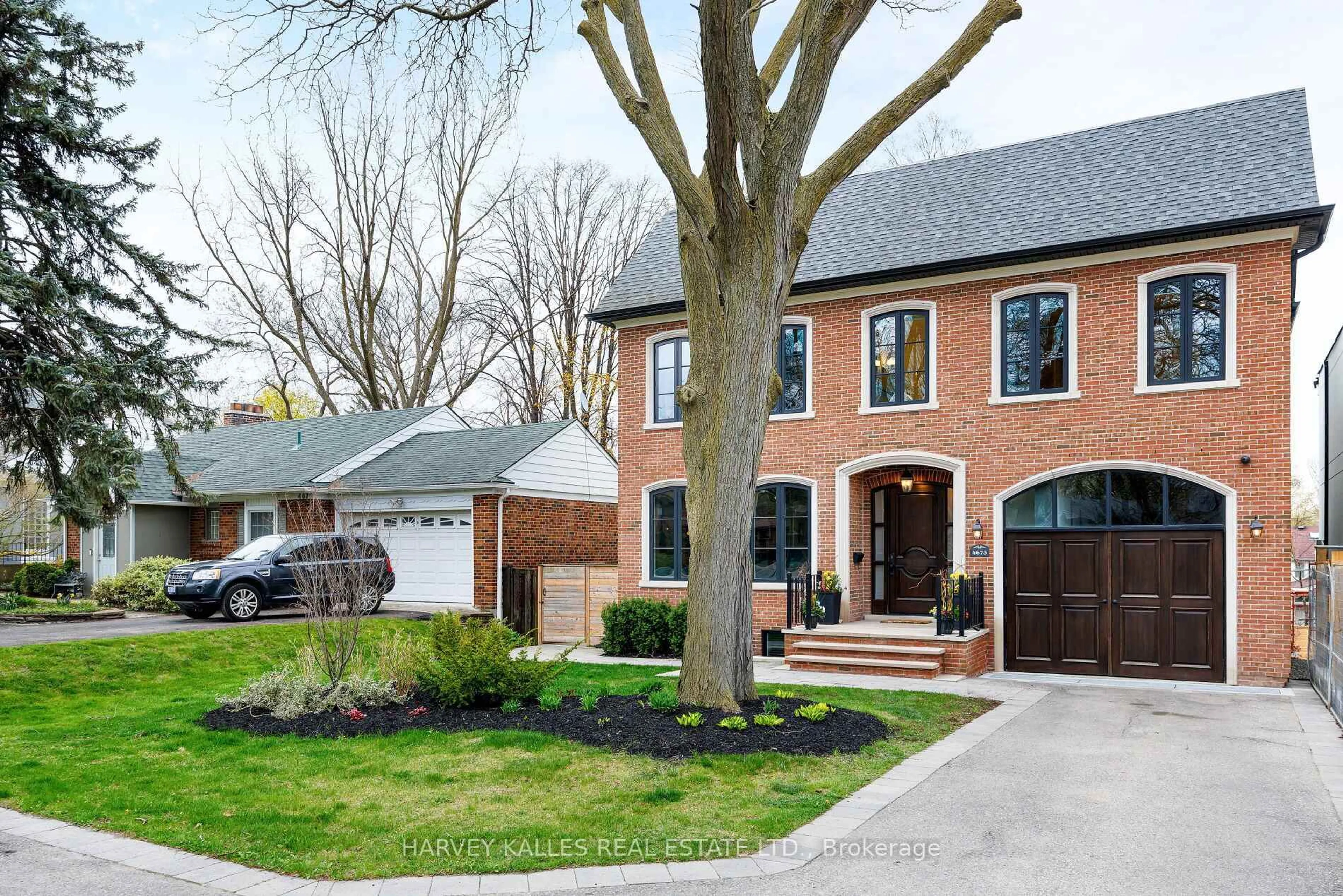 Home with brick exterior material, street for 4673 Dundas St, Toronto Ontario M9A 1A4