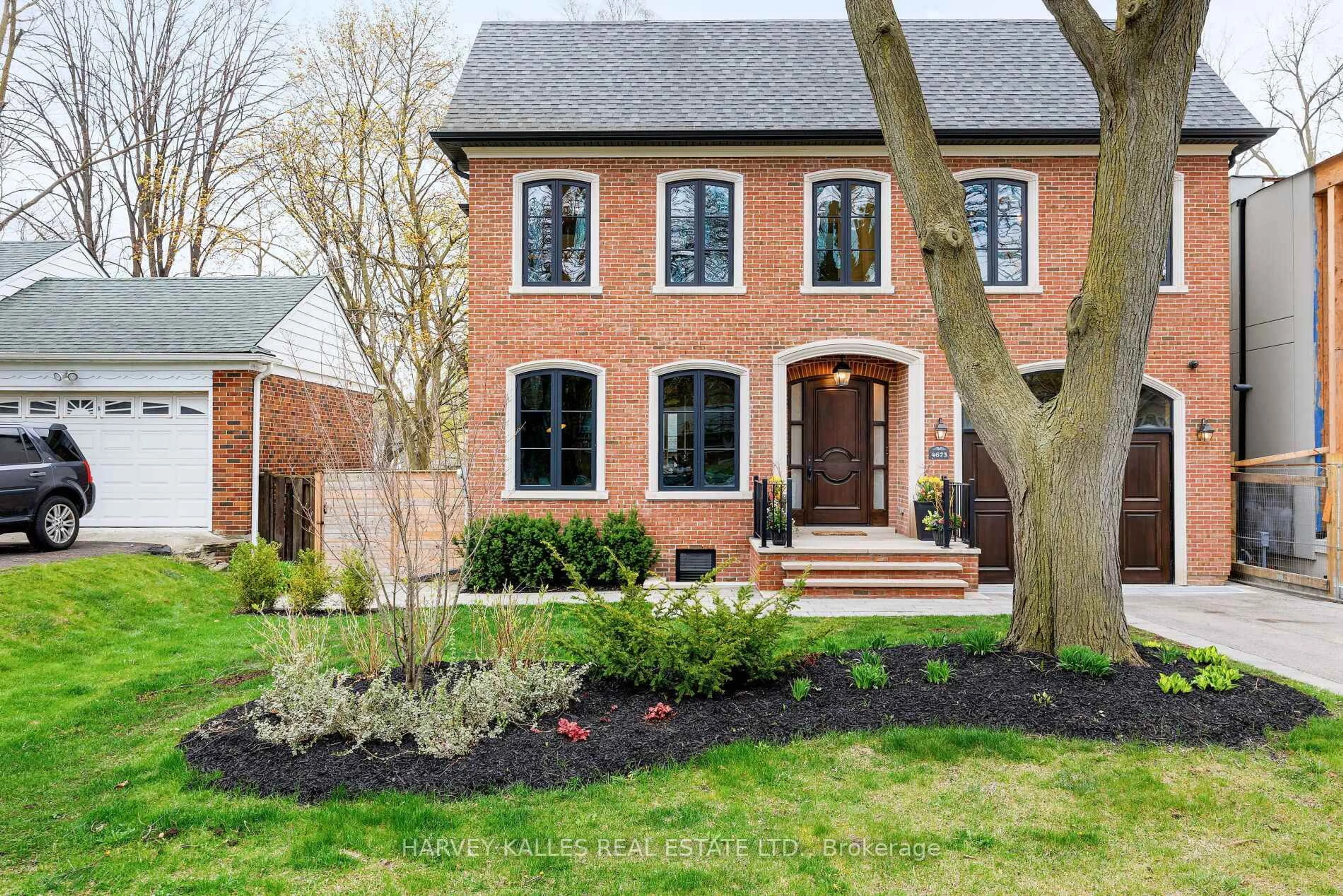 Home with brick exterior material, street for 4673 Dundas St, Toronto Ontario M9A 1A4