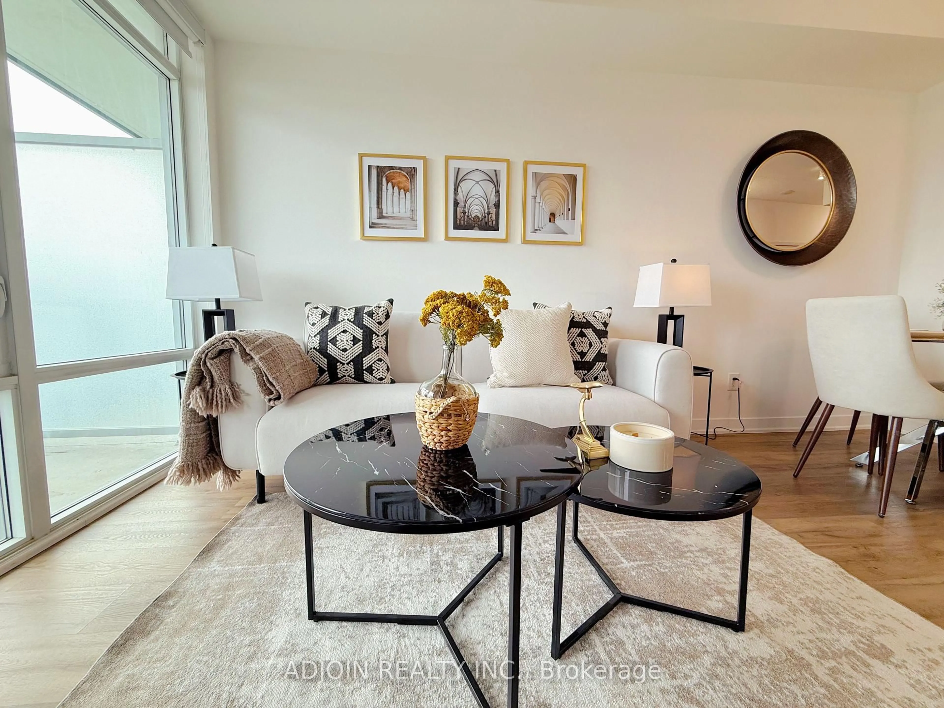 Living room with furniture, unknown for 360 Square one Dr #3010, Mississauga Ontario L5B 0G7