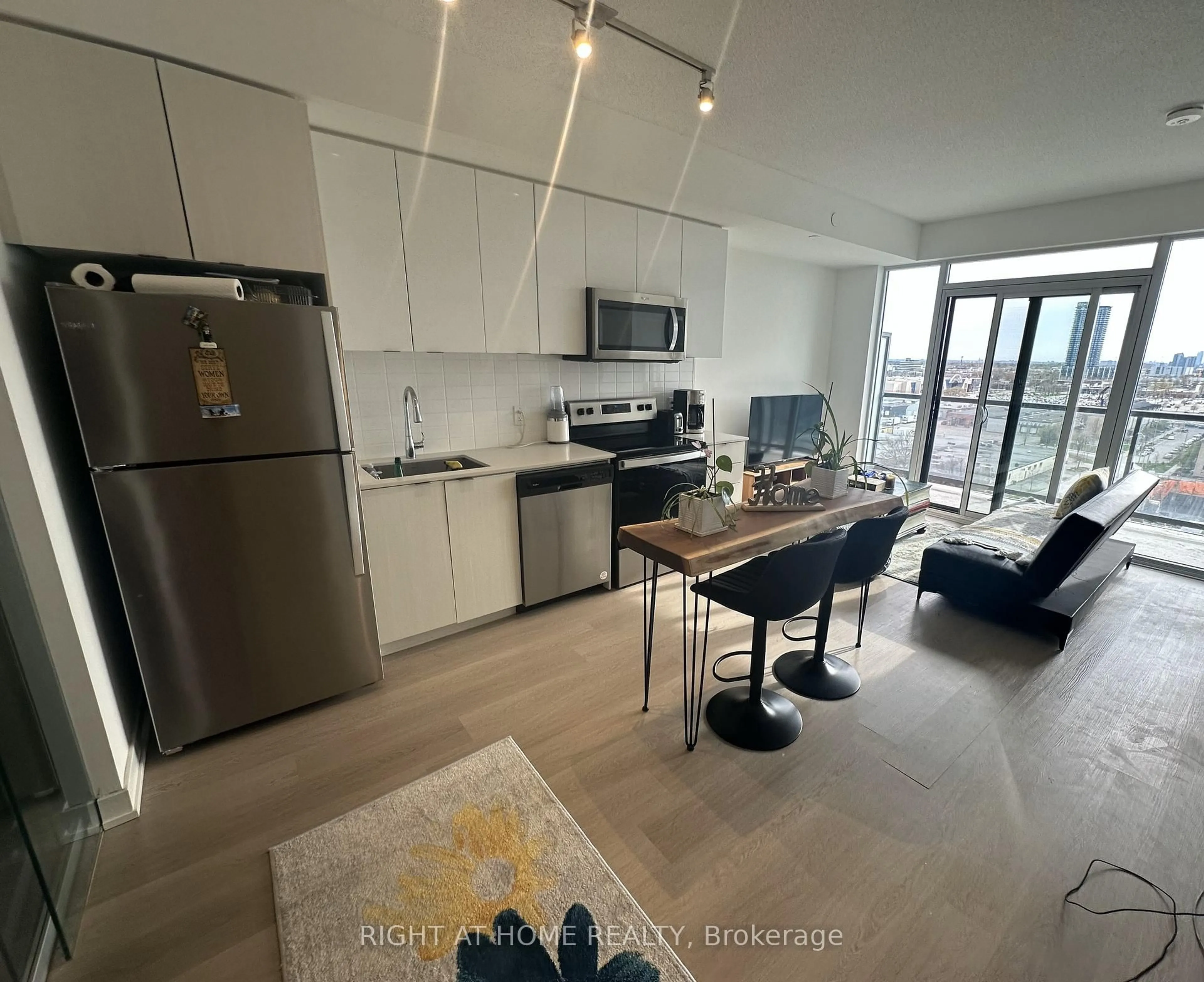 Open concept kitchen, unknown for 859 The Queensway St #906, Toronto Ontario M8Z 1N8