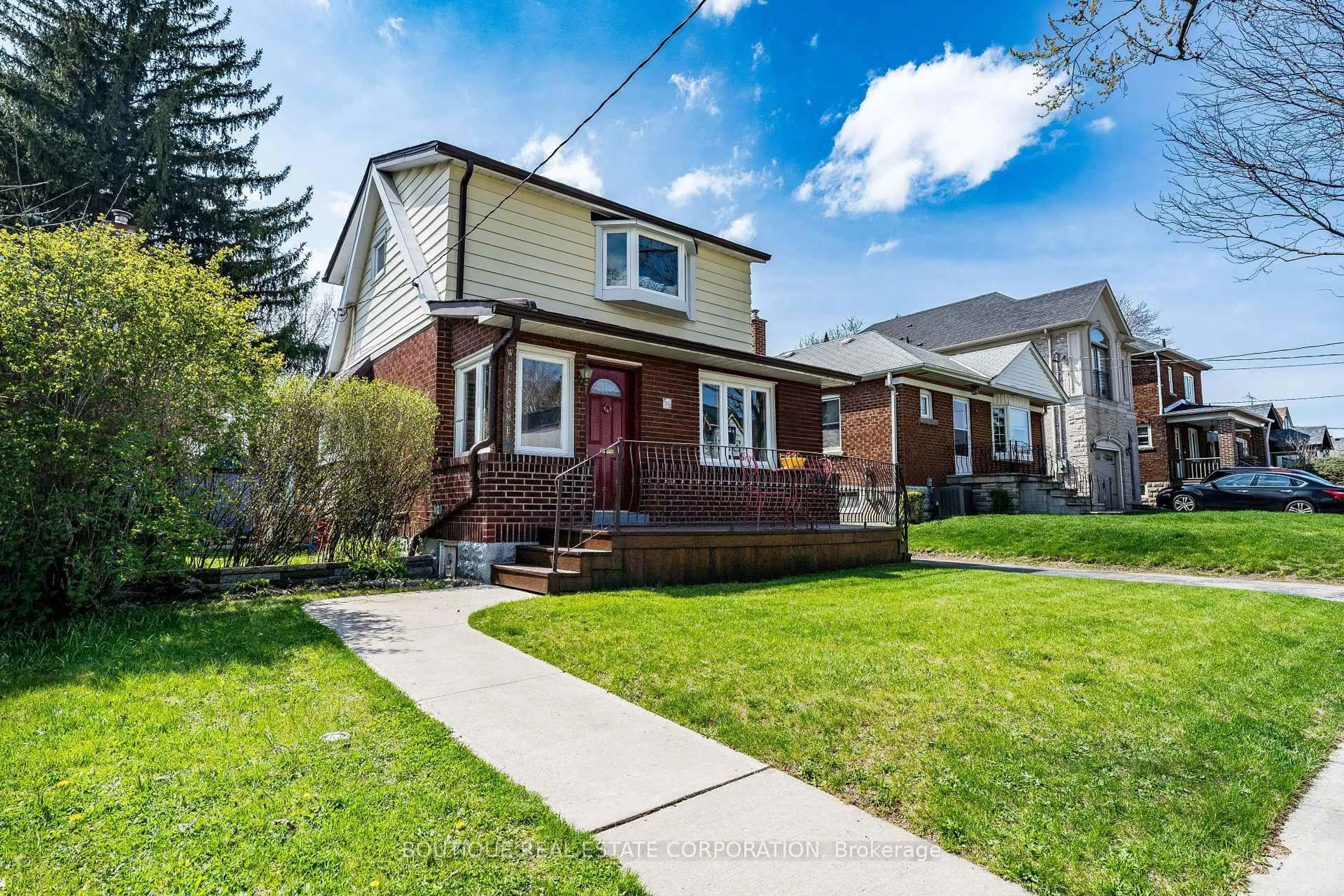 Home with brick exterior material, street for 36 Frances Ave, Toronto Ontario M8Y 3K9