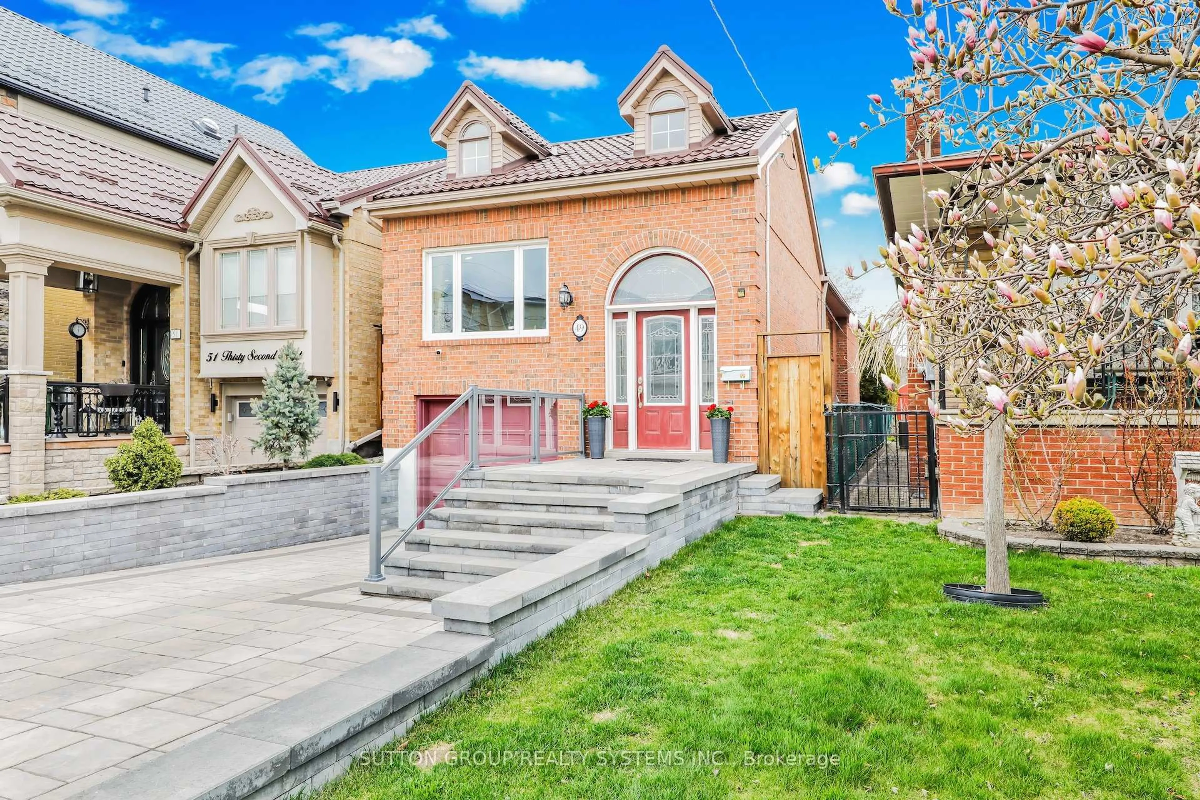 Home with brick exterior material, street for 49 Thirty-Second St, Toronto Ontario M8W 3G3