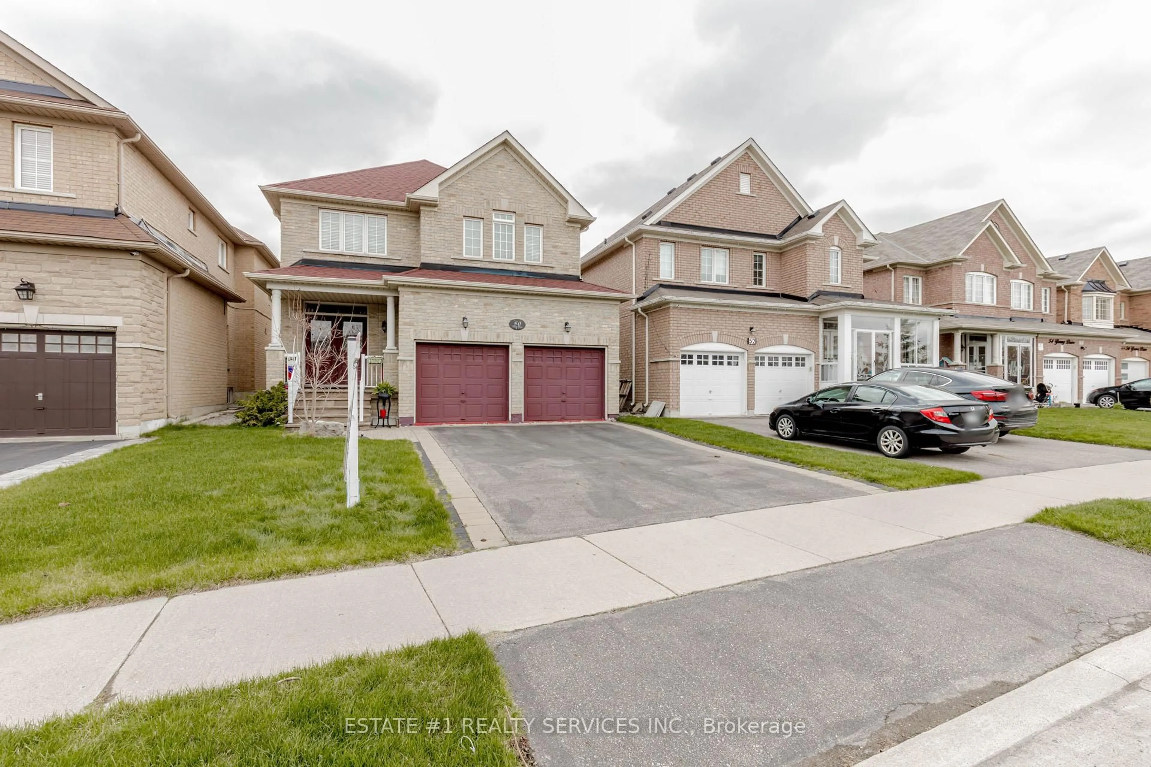 A pic from outside/outdoor area/front of a property/back of a property/a pic from drone, street for 50 Young Dr, Brampton Ontario L6Y 0P3
