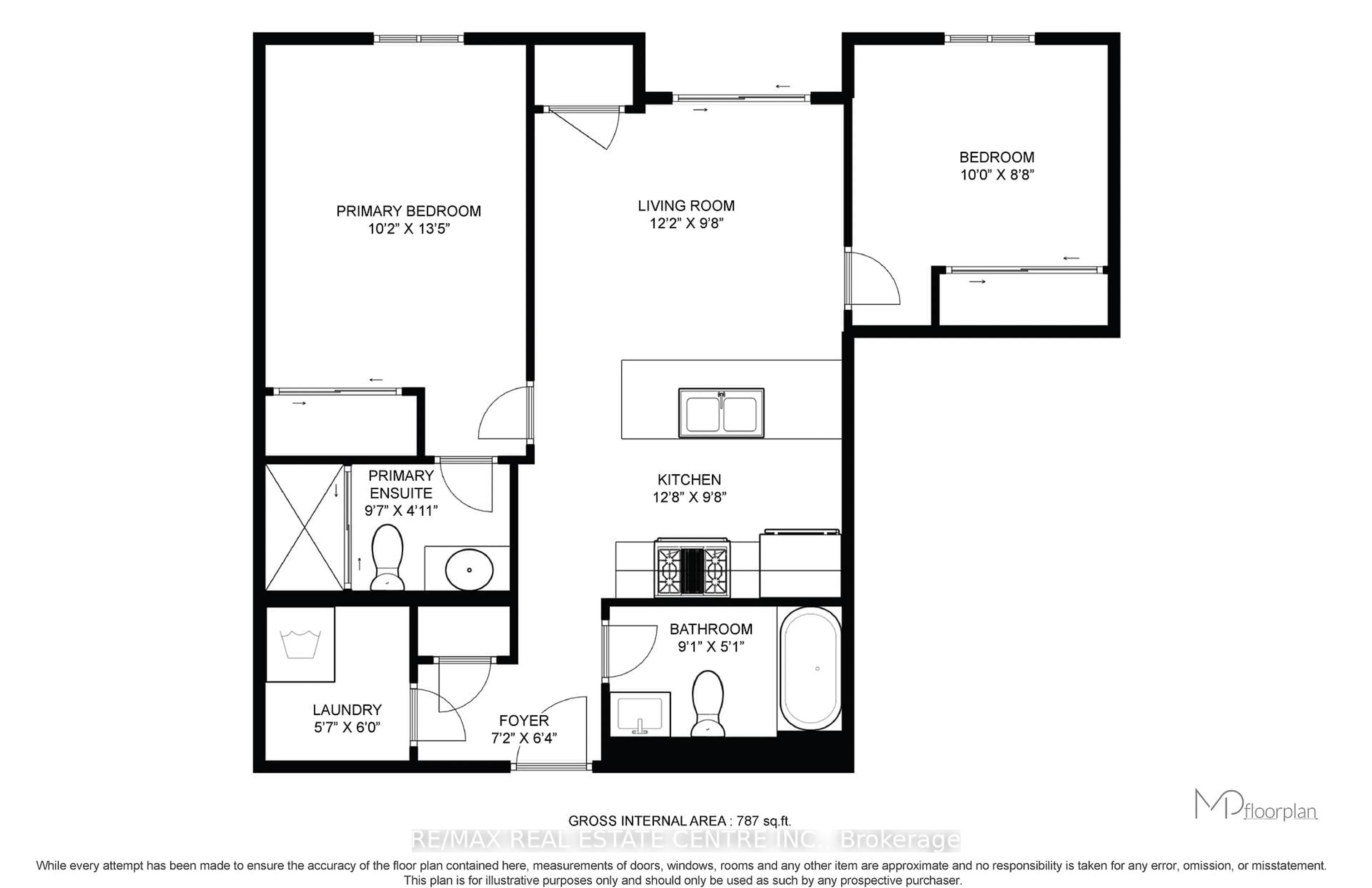 Floor plan for 1370 Costigan Rd #101, Milton Ontario L9T 0Y8