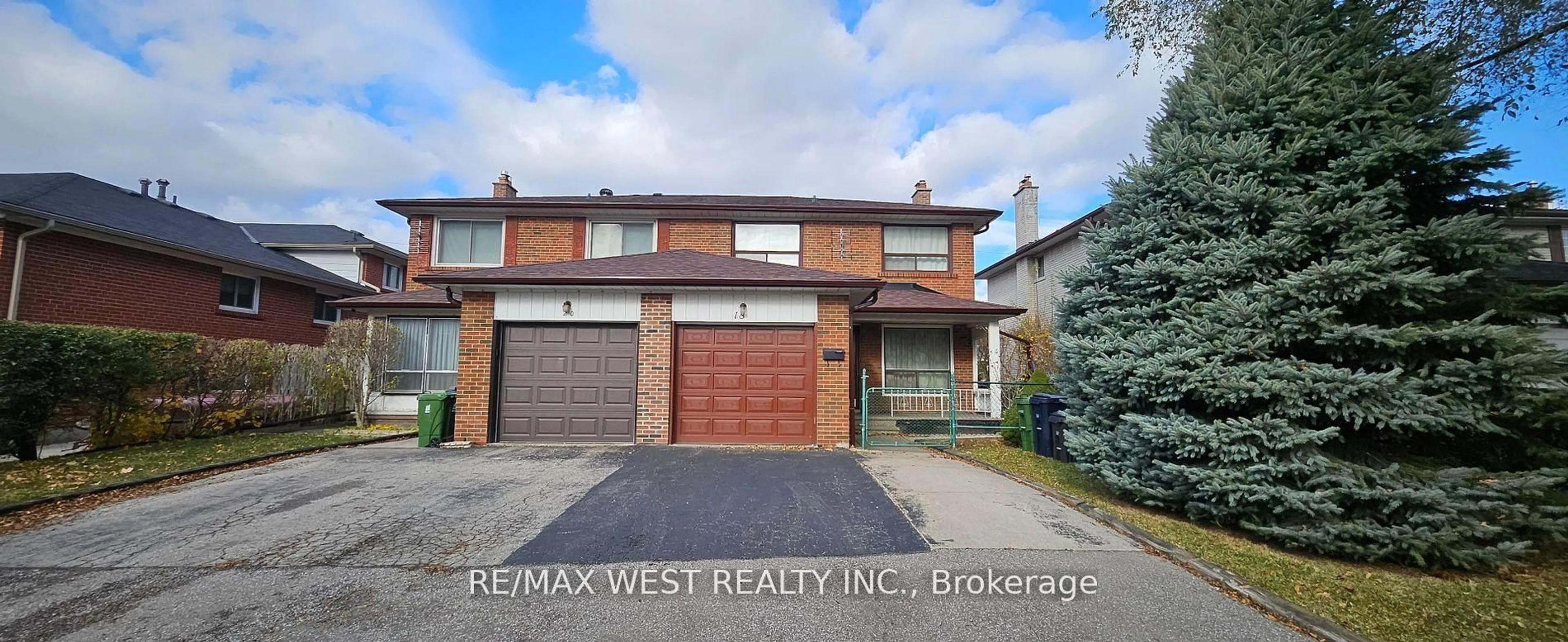 Home with brick exterior material, street for 18 Richgrove Dr, Toronto Ontario M9R 2K9