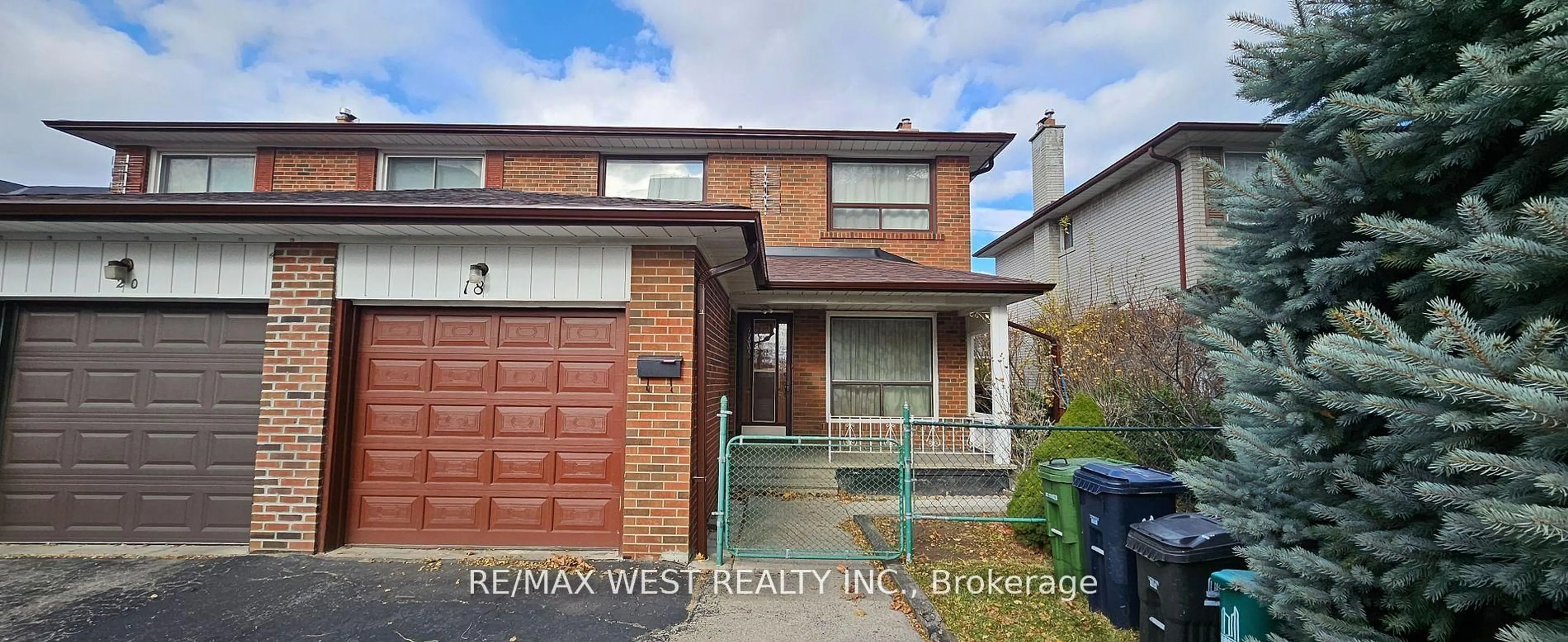 Home with brick exterior material, street for 18 Richgrove Dr, Toronto Ontario M9R 2K9