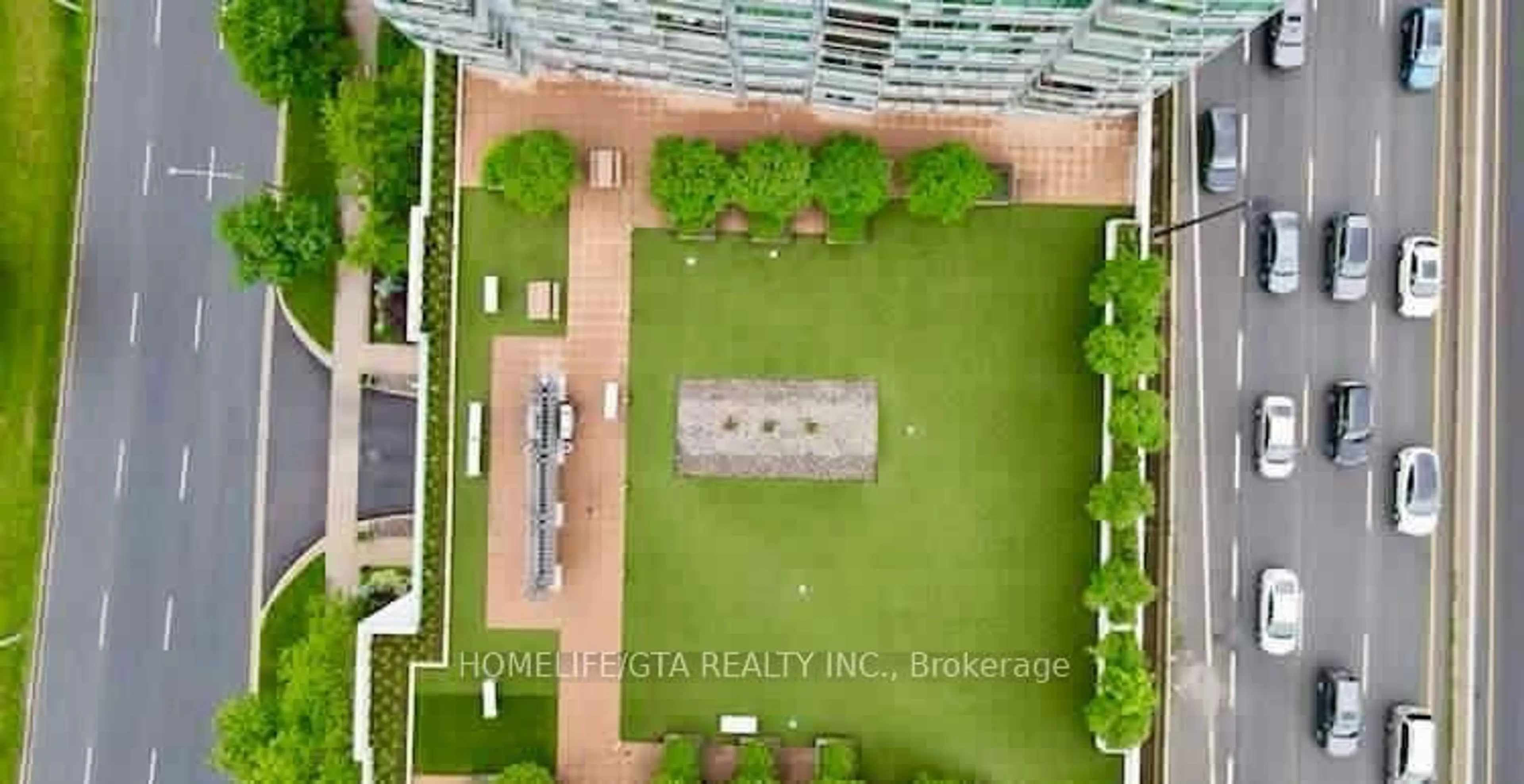 A pic from outside/outdoor area/front of a property/back of a property/a pic from drone, city buildings view from balcony for 1910 Lakeshore Blvd #1605, Toronto Ontario M6S 1A4