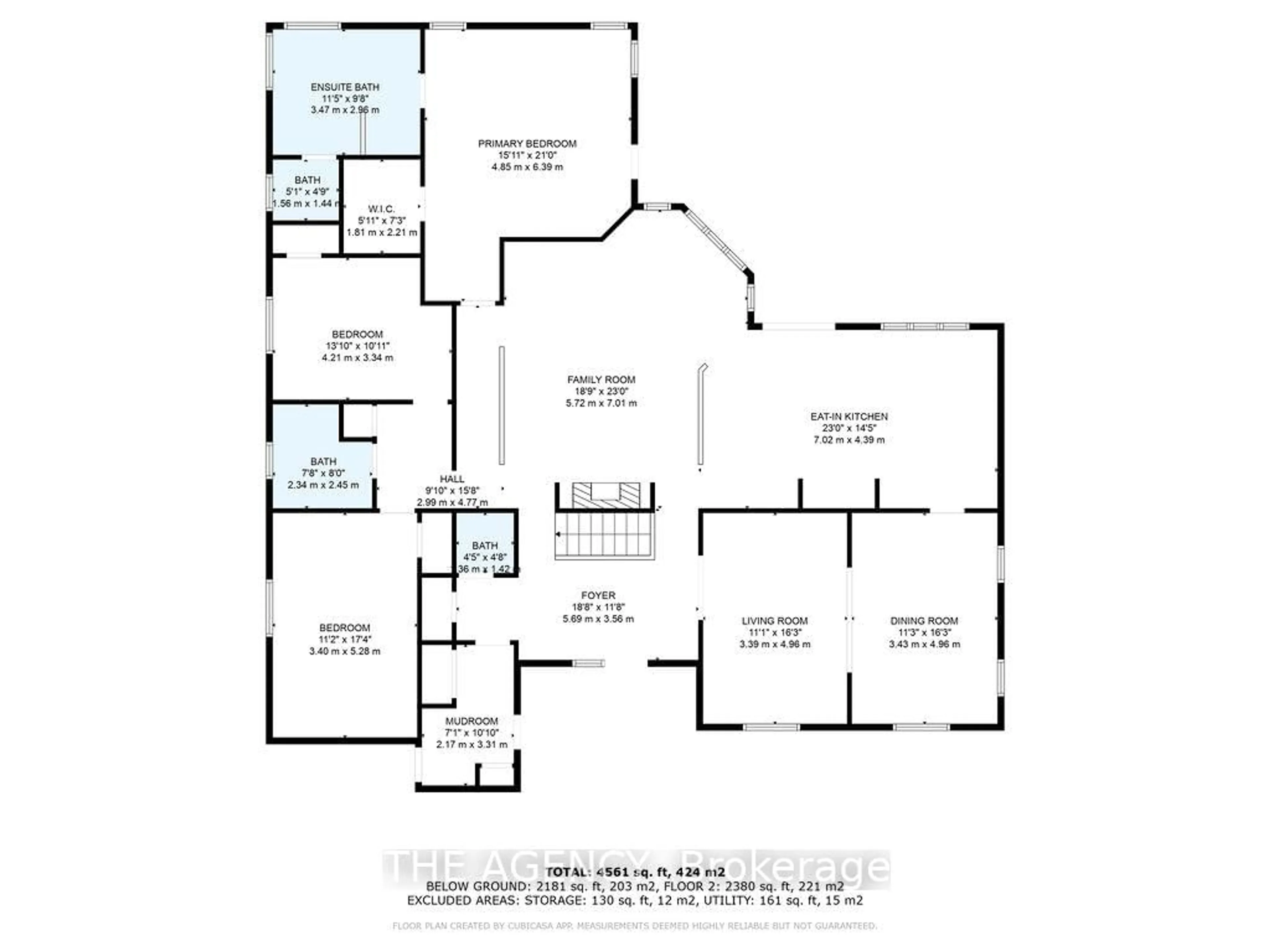 Floor plan for 4 Pride Crt, Brampton Ontario L6Y 5H3