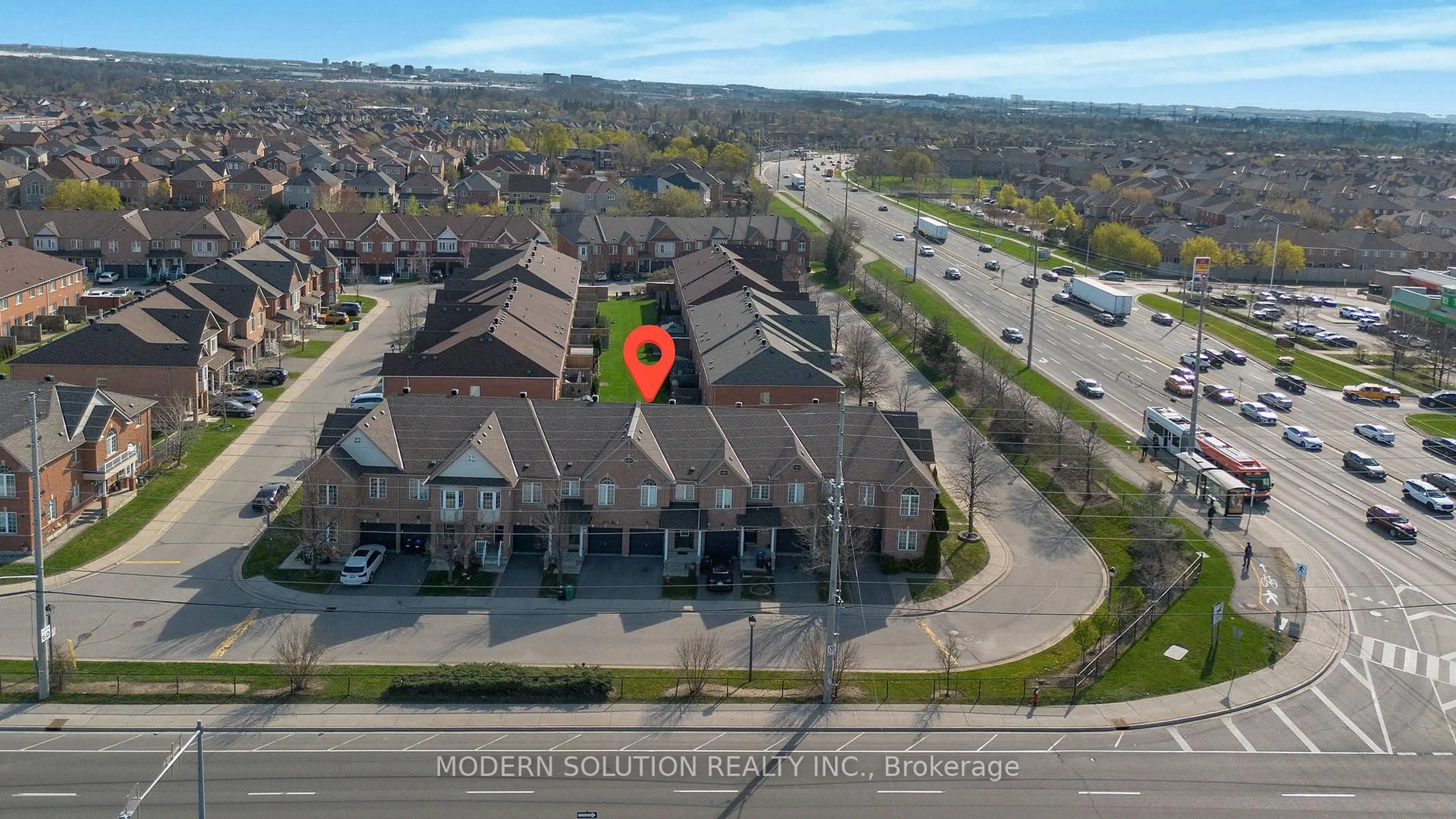 A pic from outside/outdoor area/front of a property/back of a property/a pic from drone, unknown for 525 Novo Star Dr #100, Mississauga Ontario L5W 1X9