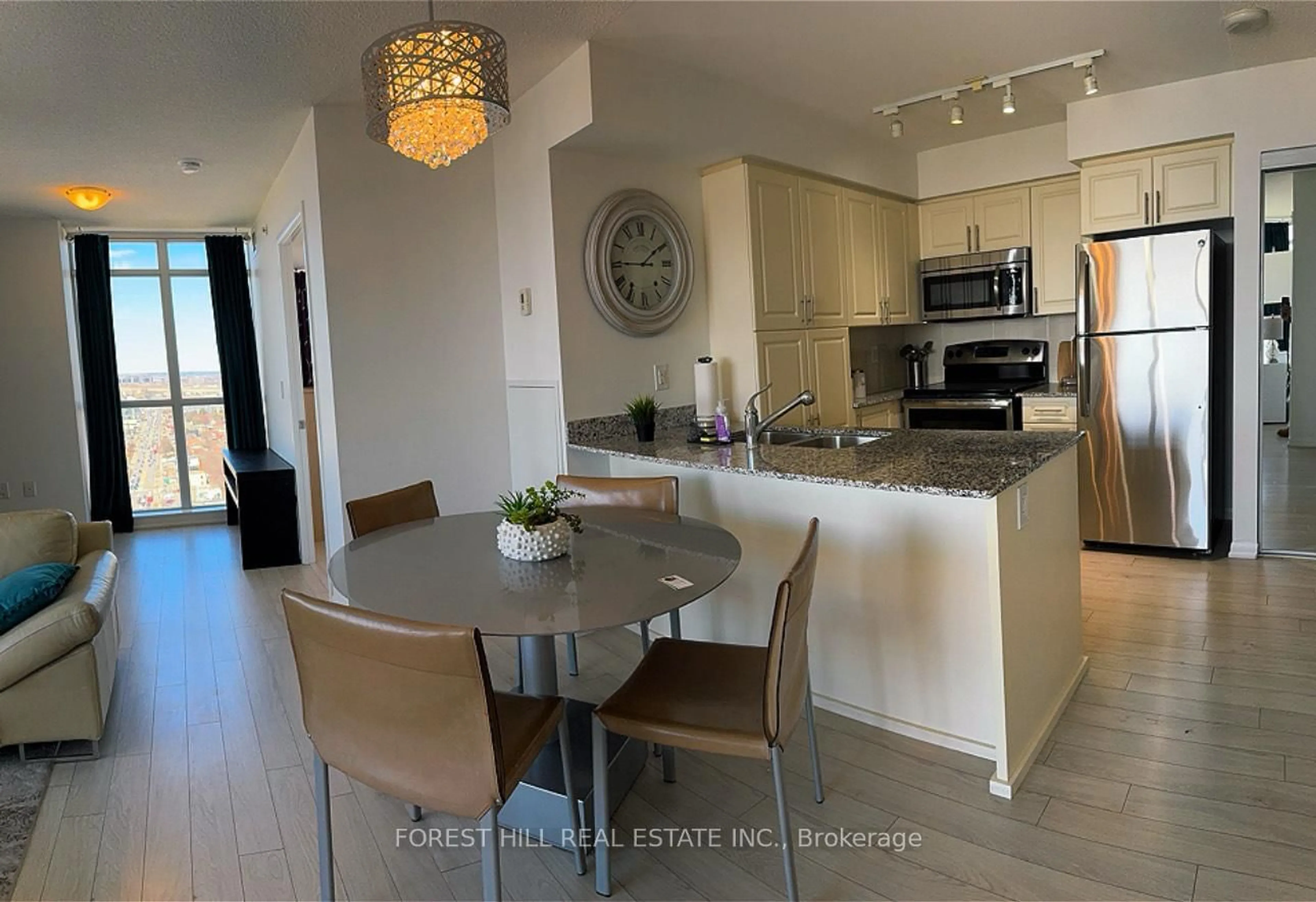 Open concept kitchen, unknown for 830 Lawrence Ave #2502, Toronto Ontario M6A 1C3