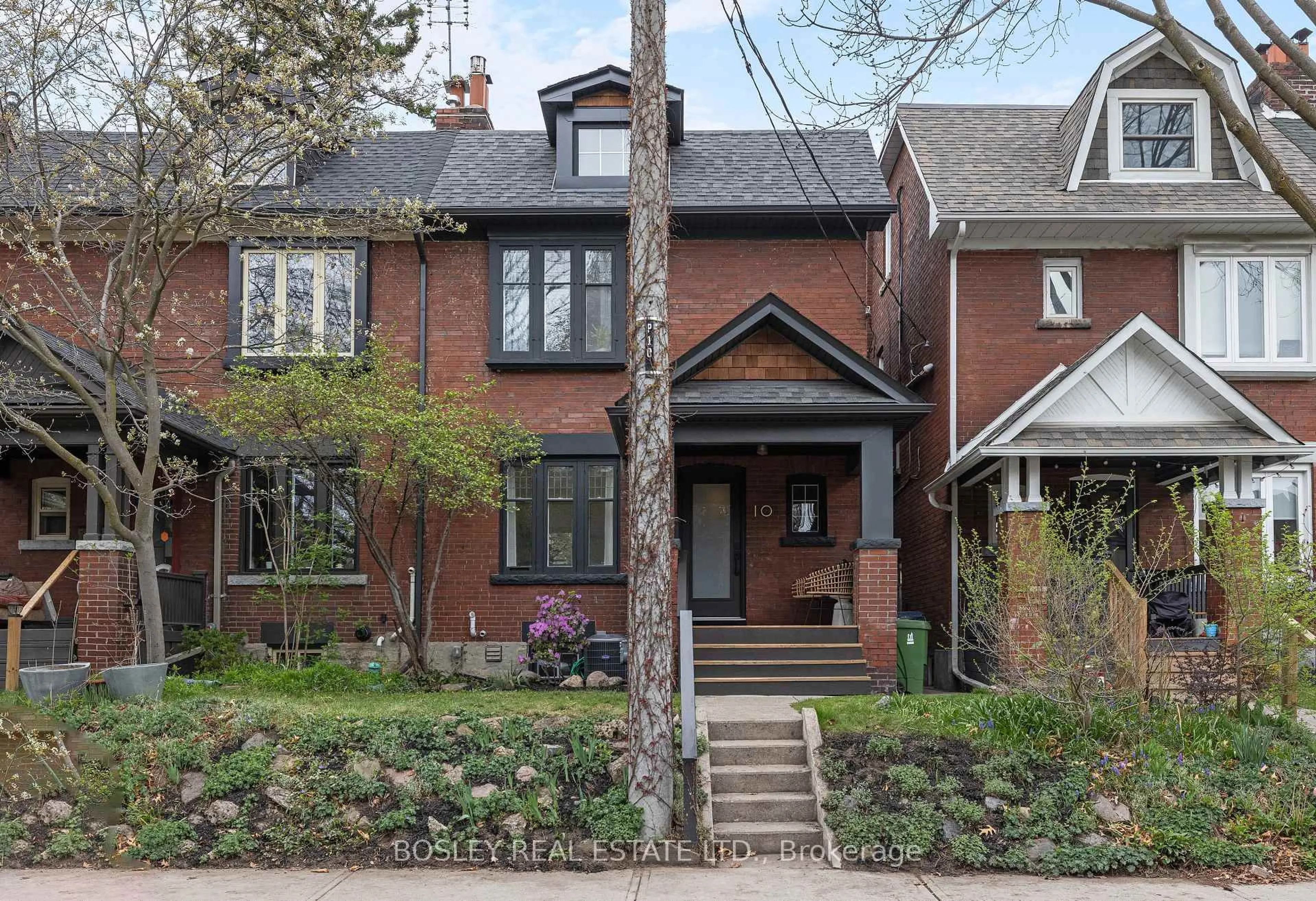 Home with brick exterior material, street for 10 Lincoln Ave, Toronto Ontario M6P 1M8