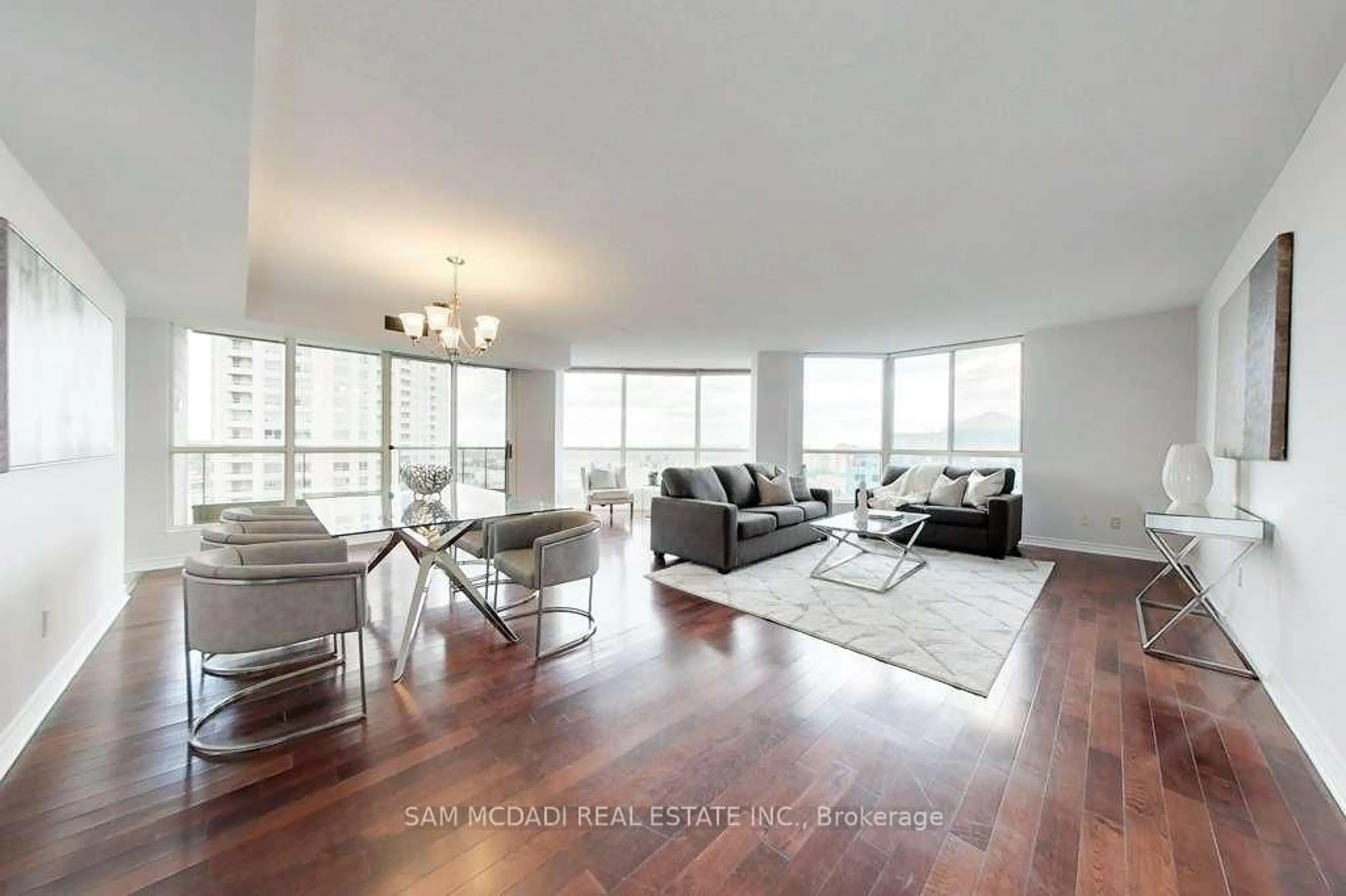 Living room with furniture, unknown for 55 Kingsbridge Garden Circ #1411, Mississauga Ontario L5R 1Y1