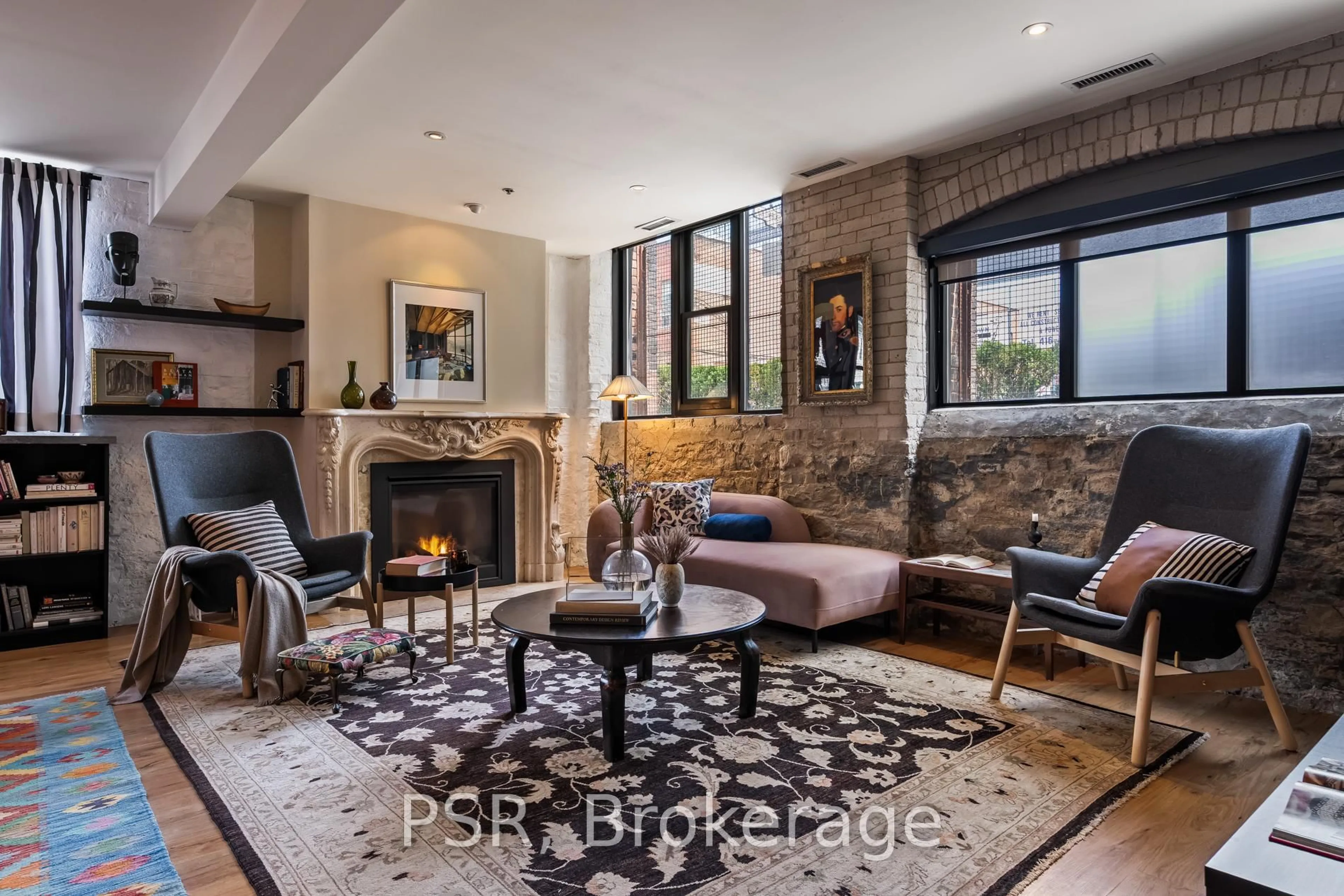 Living room with furniture, unknown for 1 Columbus Ave #L1, Toronto Ontario M6R 1S1