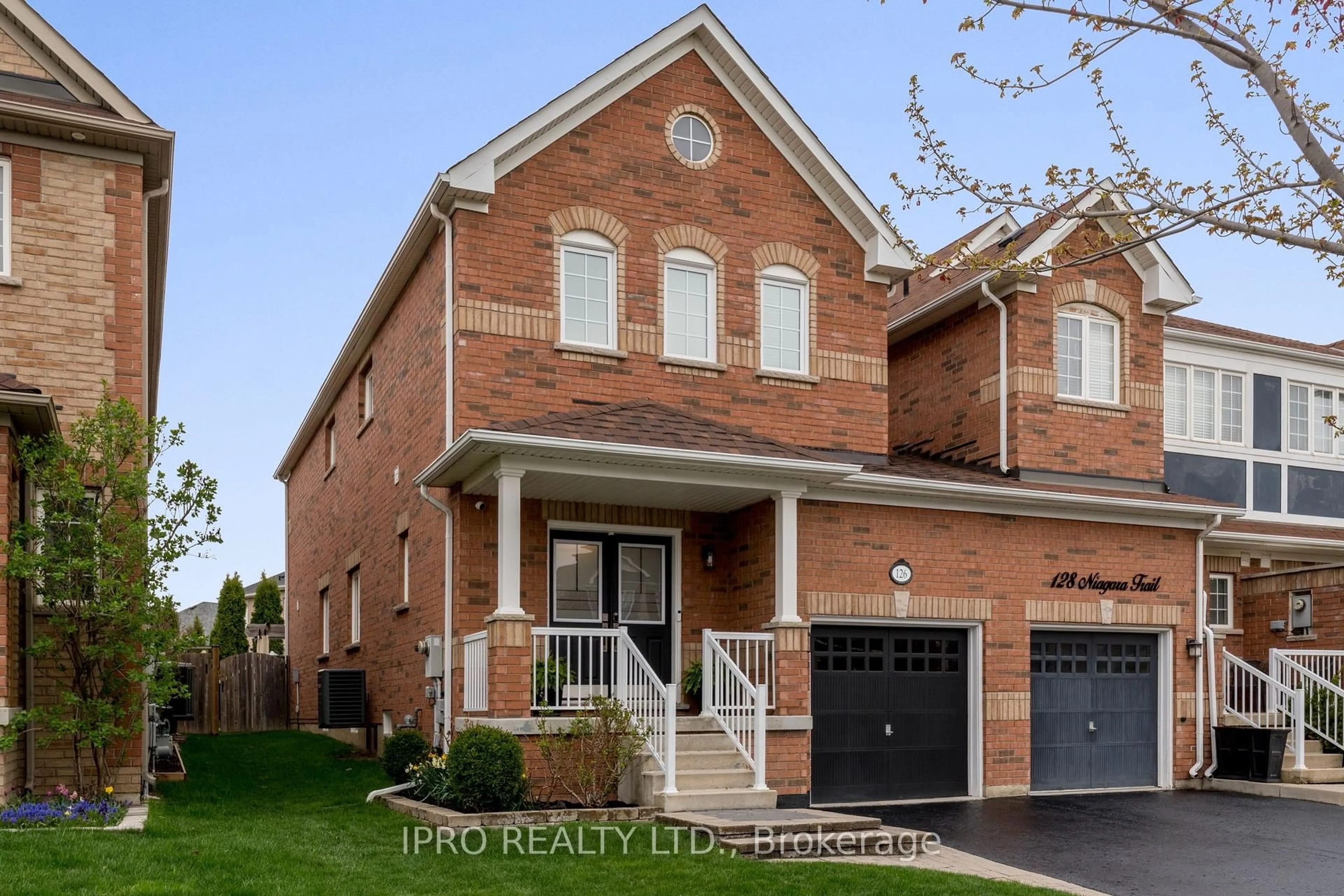 Home with brick exterior material, street for 126 Niagara Tr, Halton Hills Ontario L7G 0A6