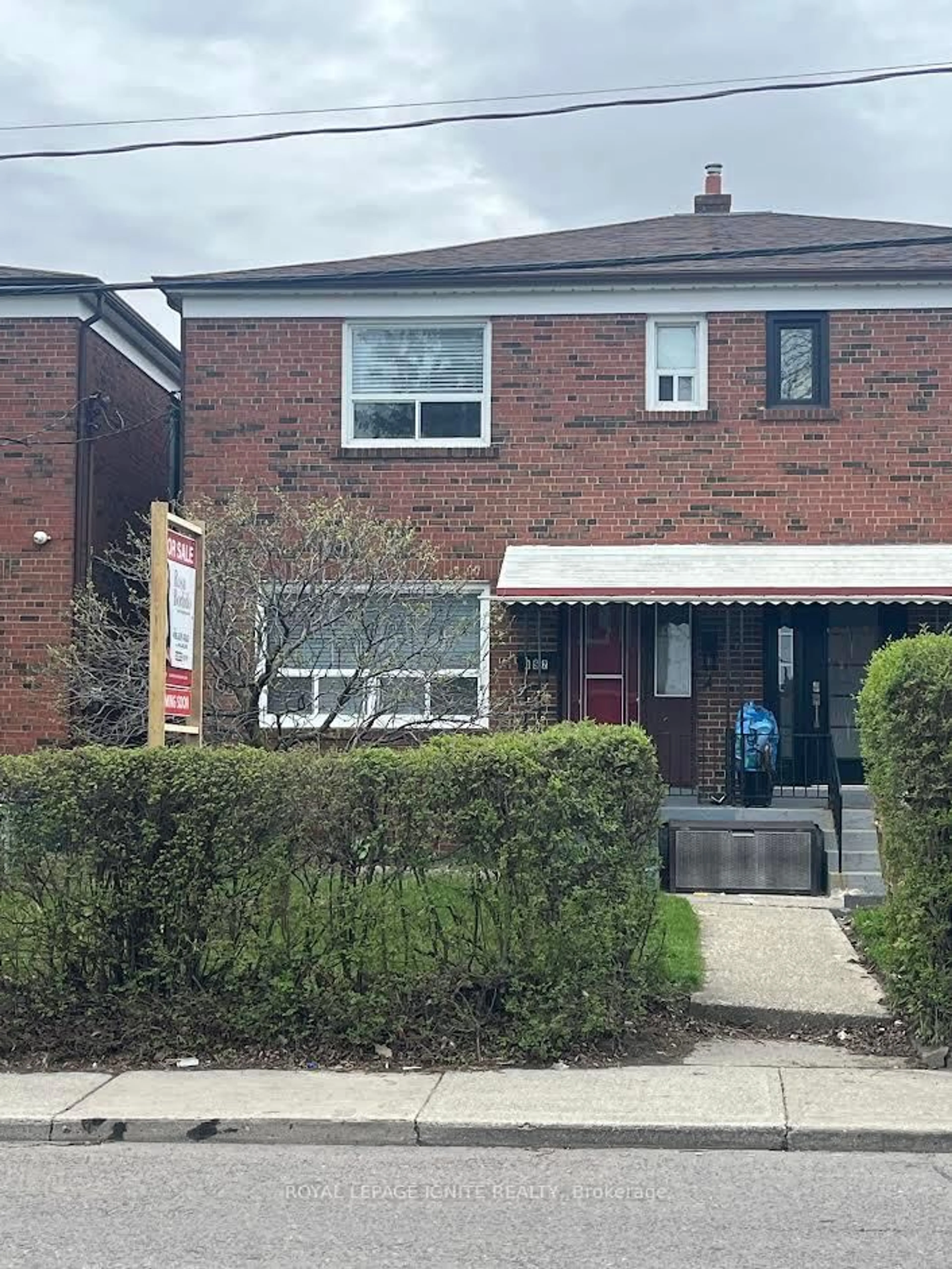 Home with brick exterior material, street for 852 Runnymede Rd, Toronto Ontario M6N 3W2