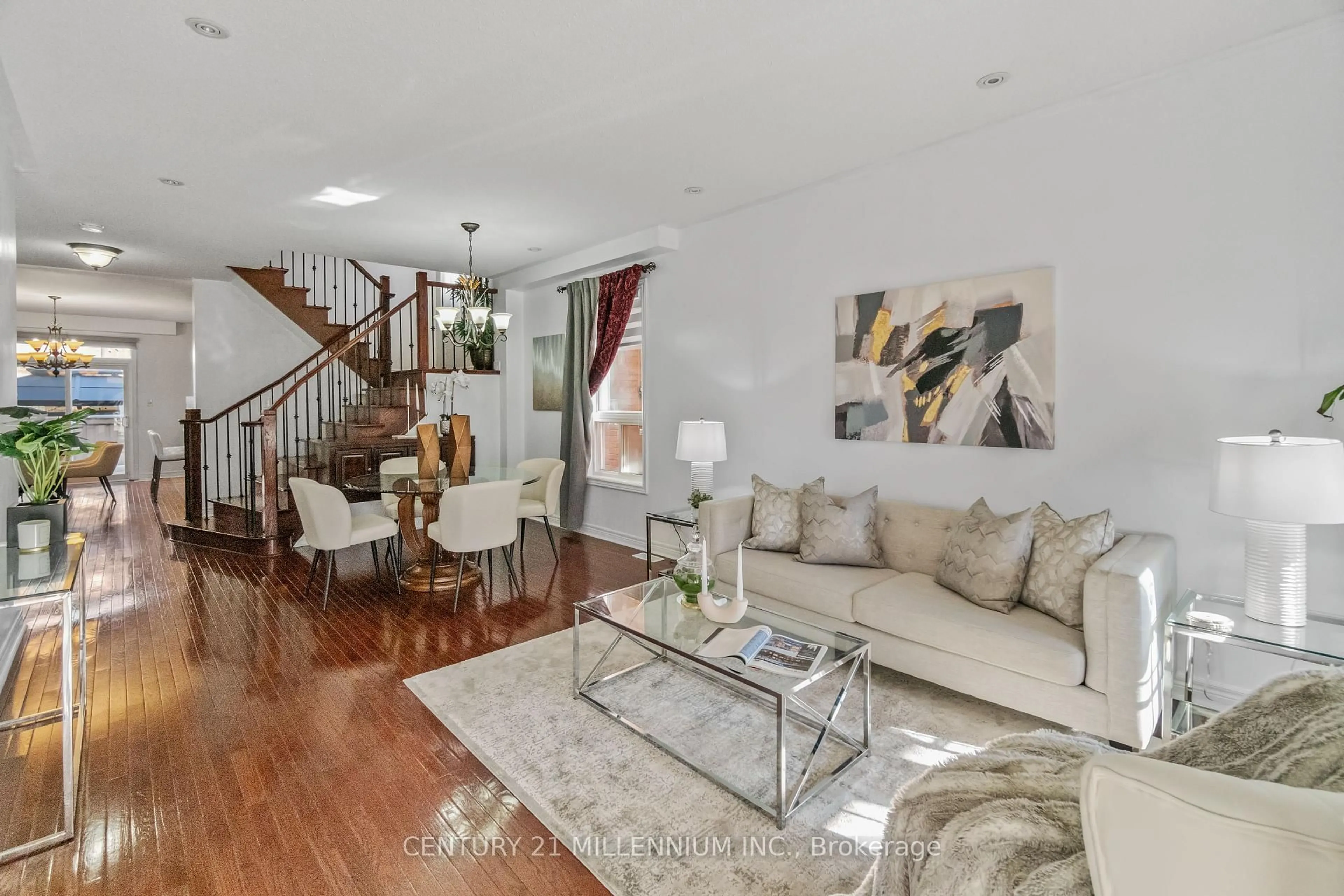 Living room with furniture, unknown for 28 Powell Dr, Brampton Ontario L6R 0L1