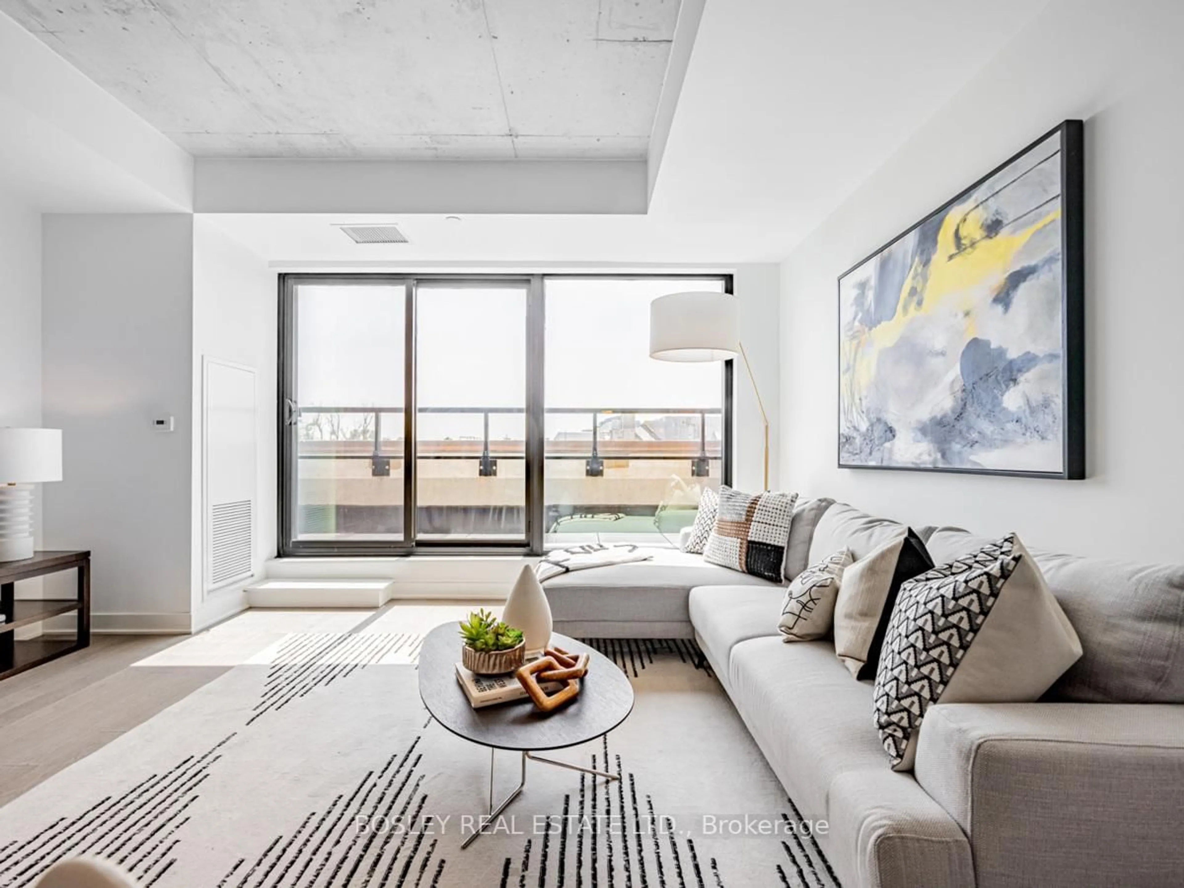 Living room with furniture, unknown for 2720 Dundas St #406, Toronto Ontario M6P 1Y2