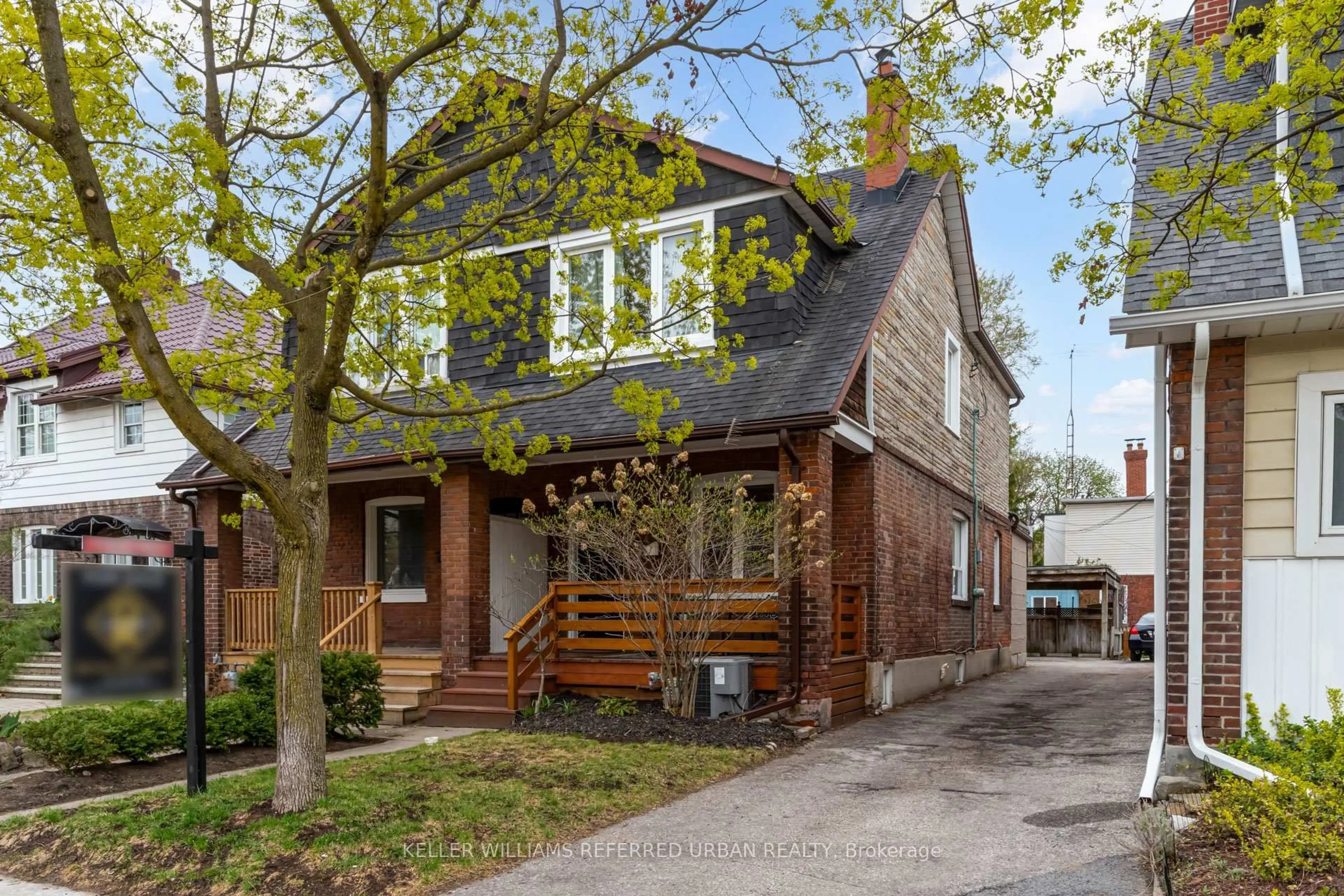 Home with brick exterior material, street for 741 Annette St, Toronto Ontario M6S 2E3