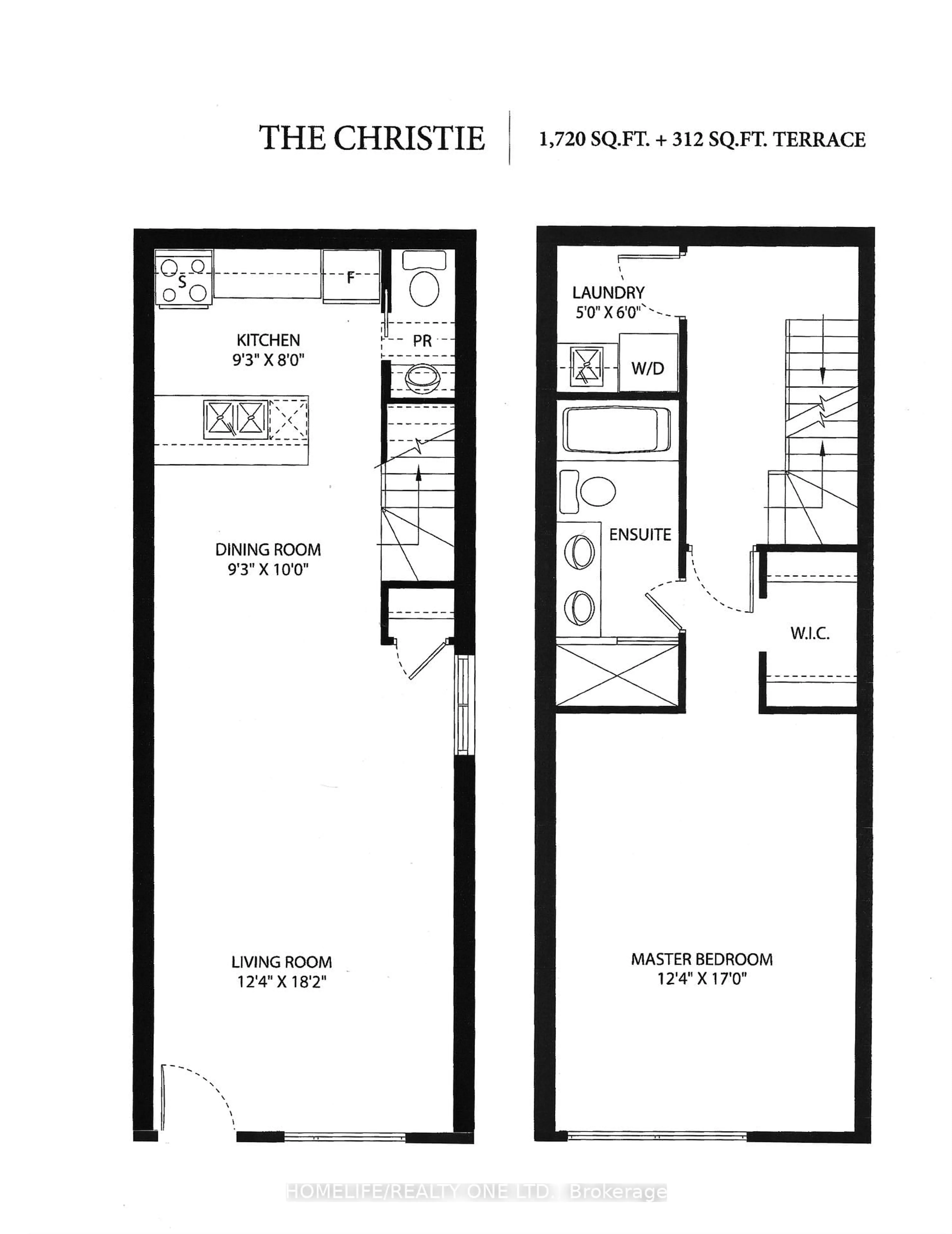 Floor plan for 1072 Lansdowne Ave, Toronto Ontario M6H 4H2