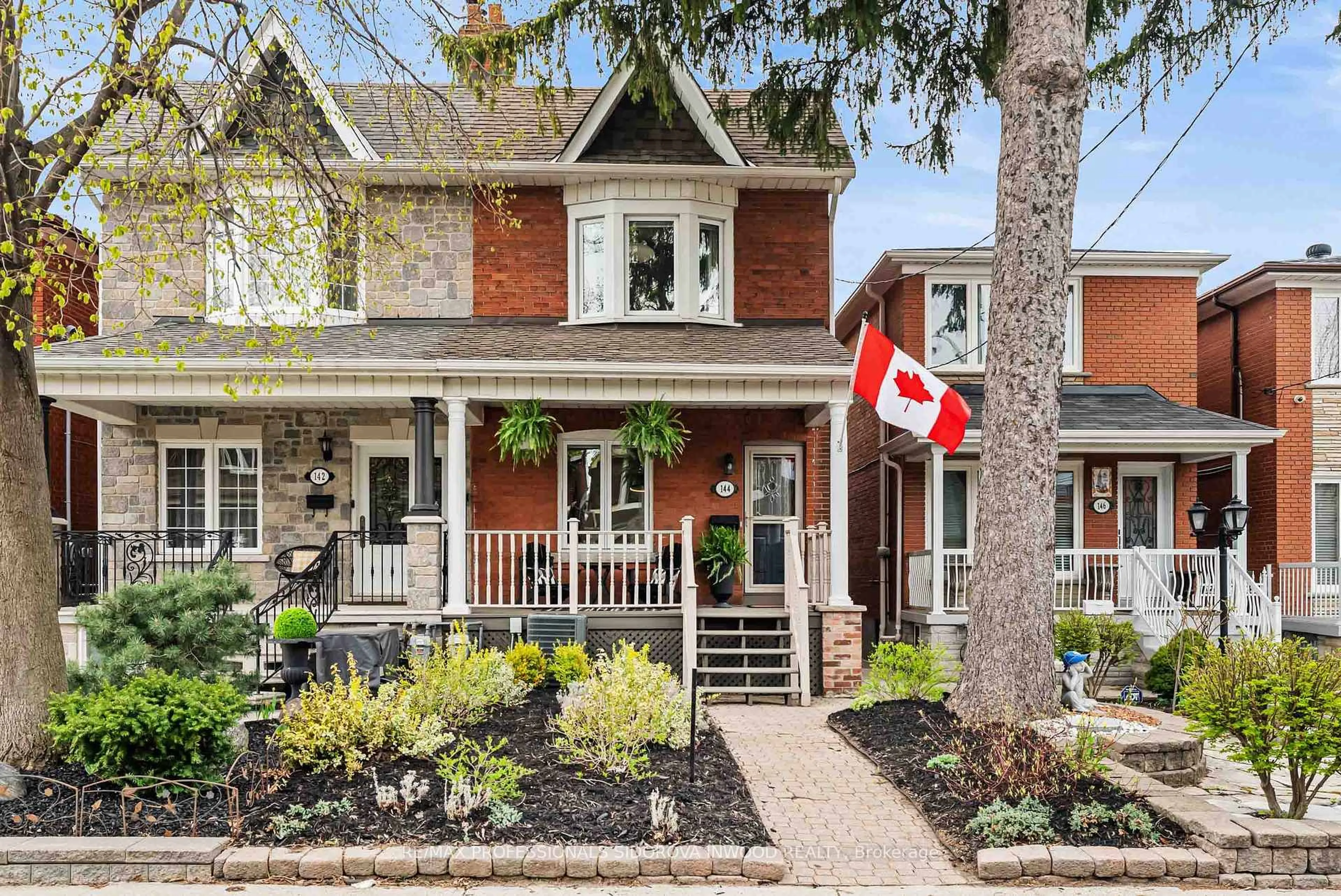 Home with brick exterior material, street for 144 Nairn Ave, Toronto Ontario M6E 4H1