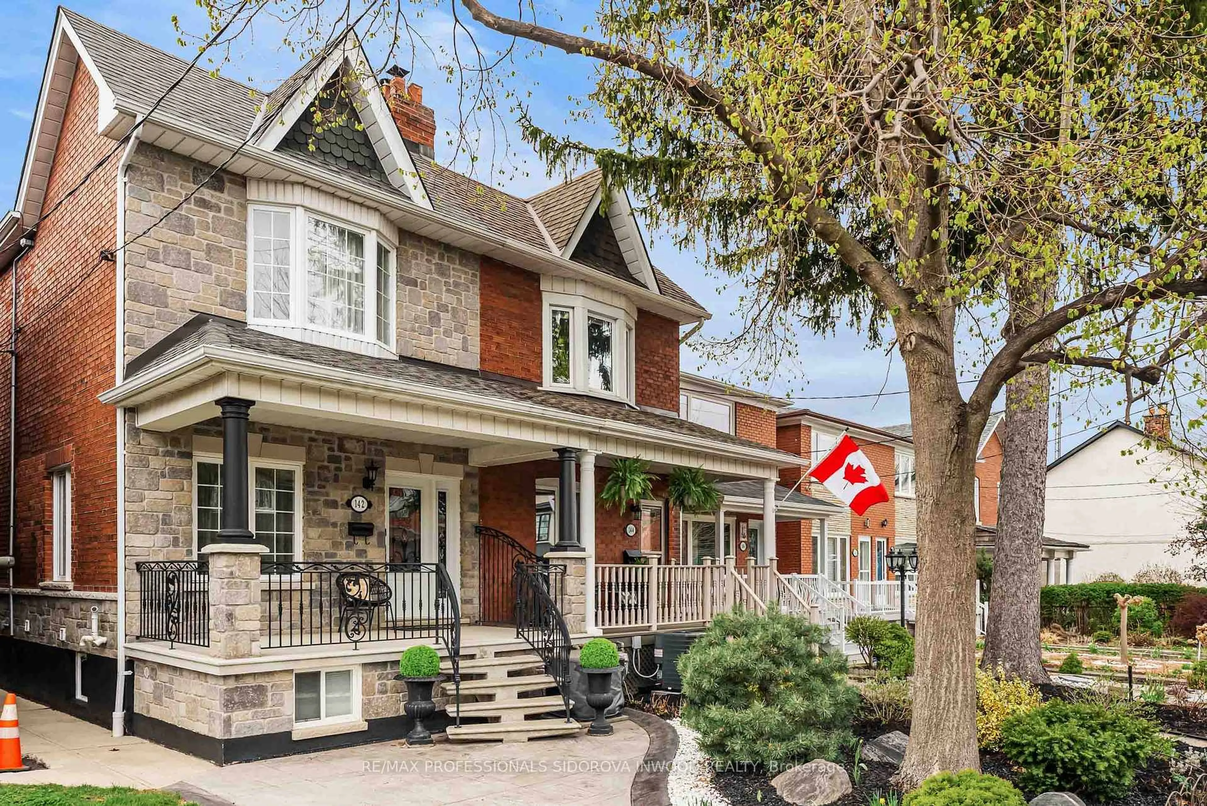 Home with brick exterior material, street for 144 Nairn Ave, Toronto Ontario M6E 4H1