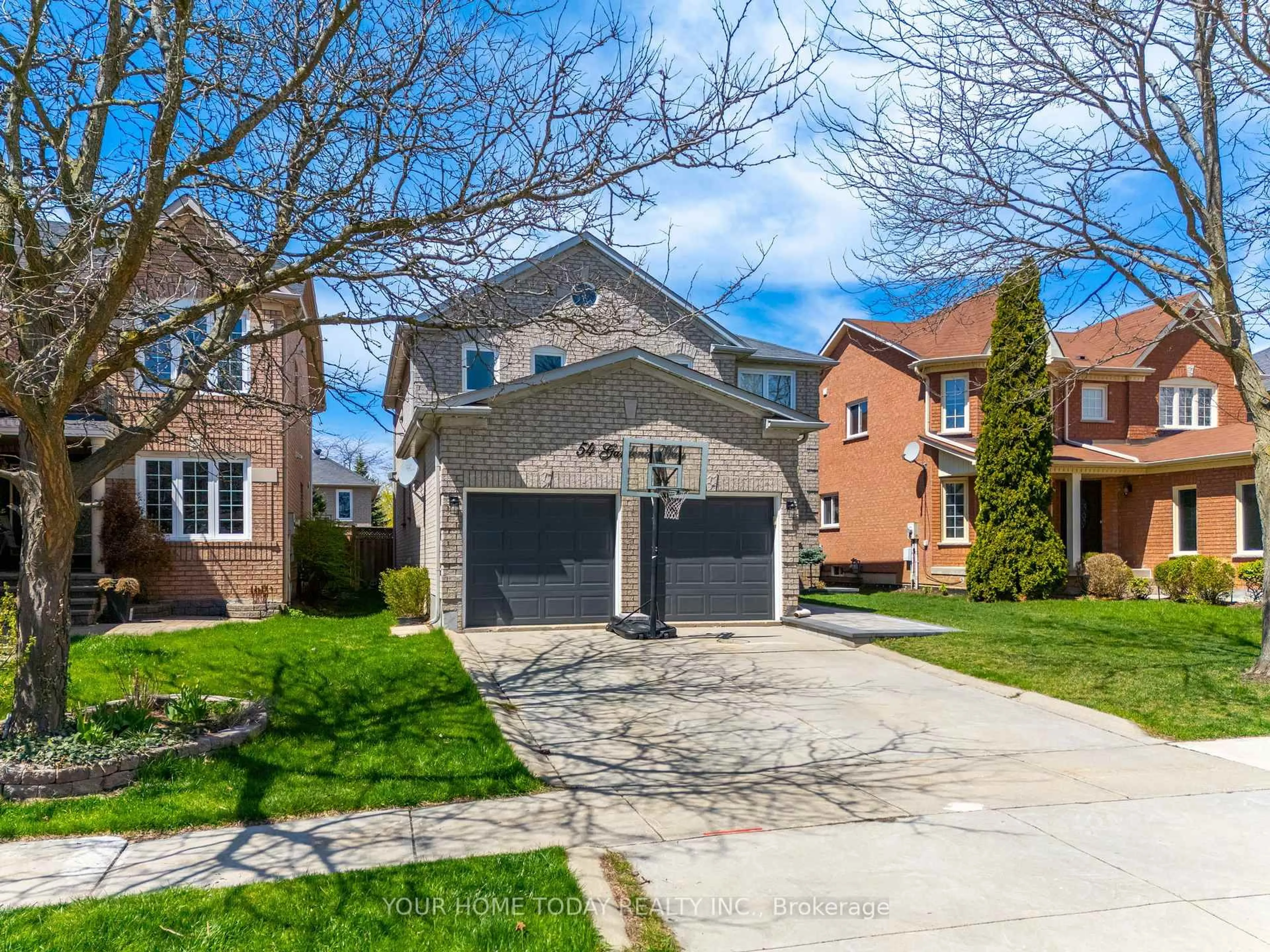 Home with brick exterior material, street for 54 Gardenia Way, Caledon Ontario L7C 1B1