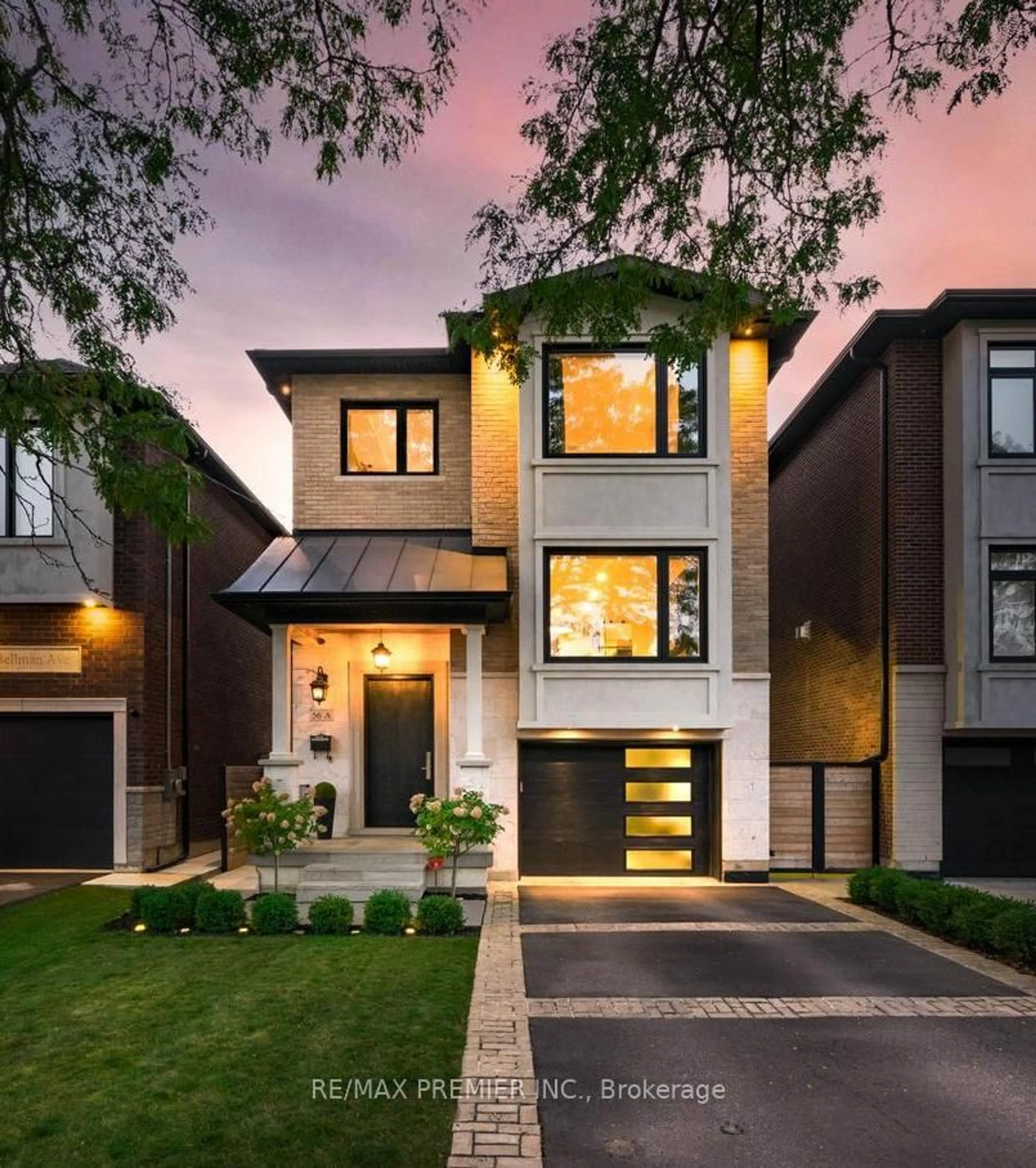 Home with brick exterior material, street for 56A Bellman Ave, Toronto Ontario M8W 4A4