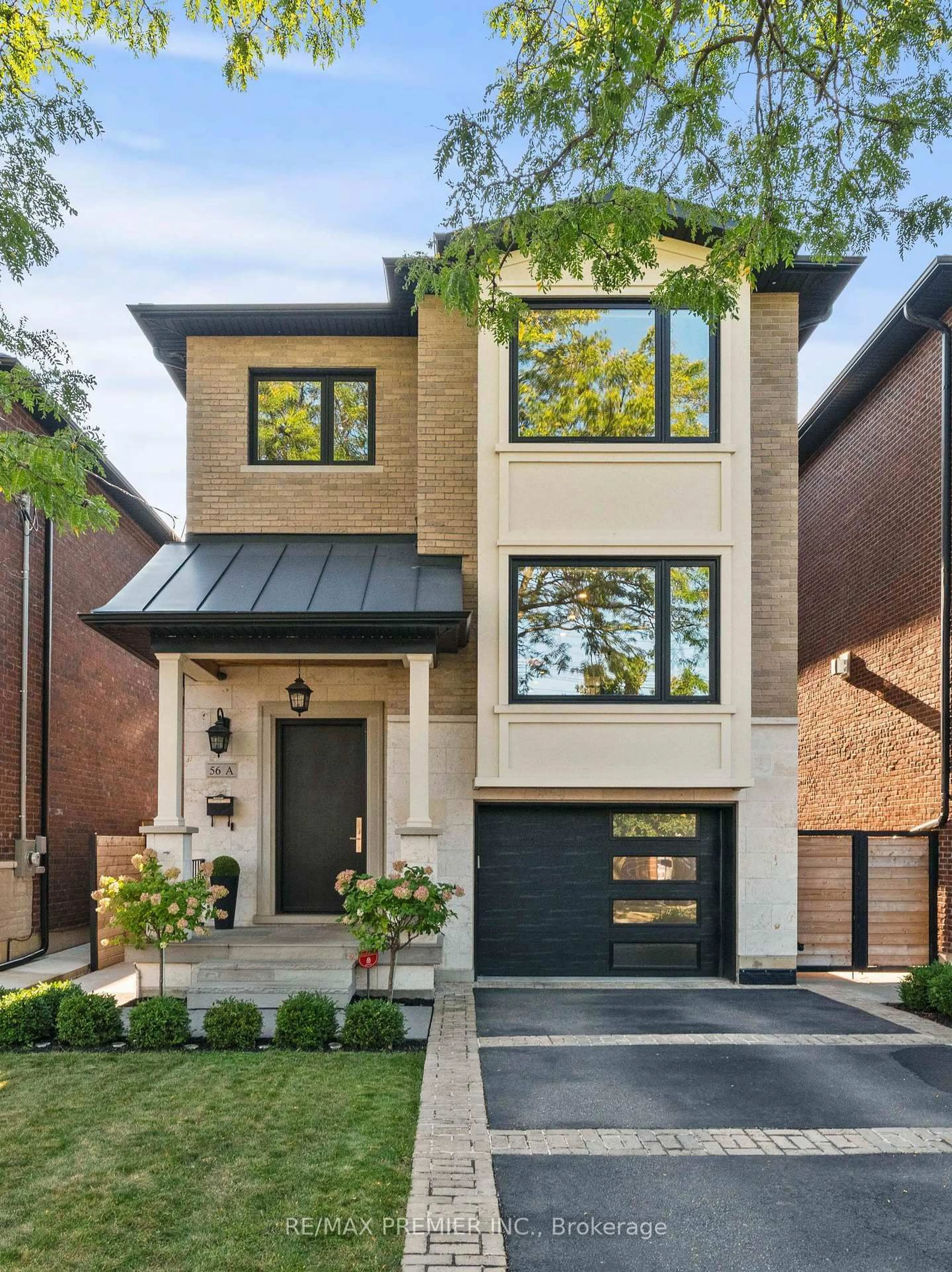 Home with brick exterior material, street for 56A Bellman Ave, Toronto Ontario M8W 4A4