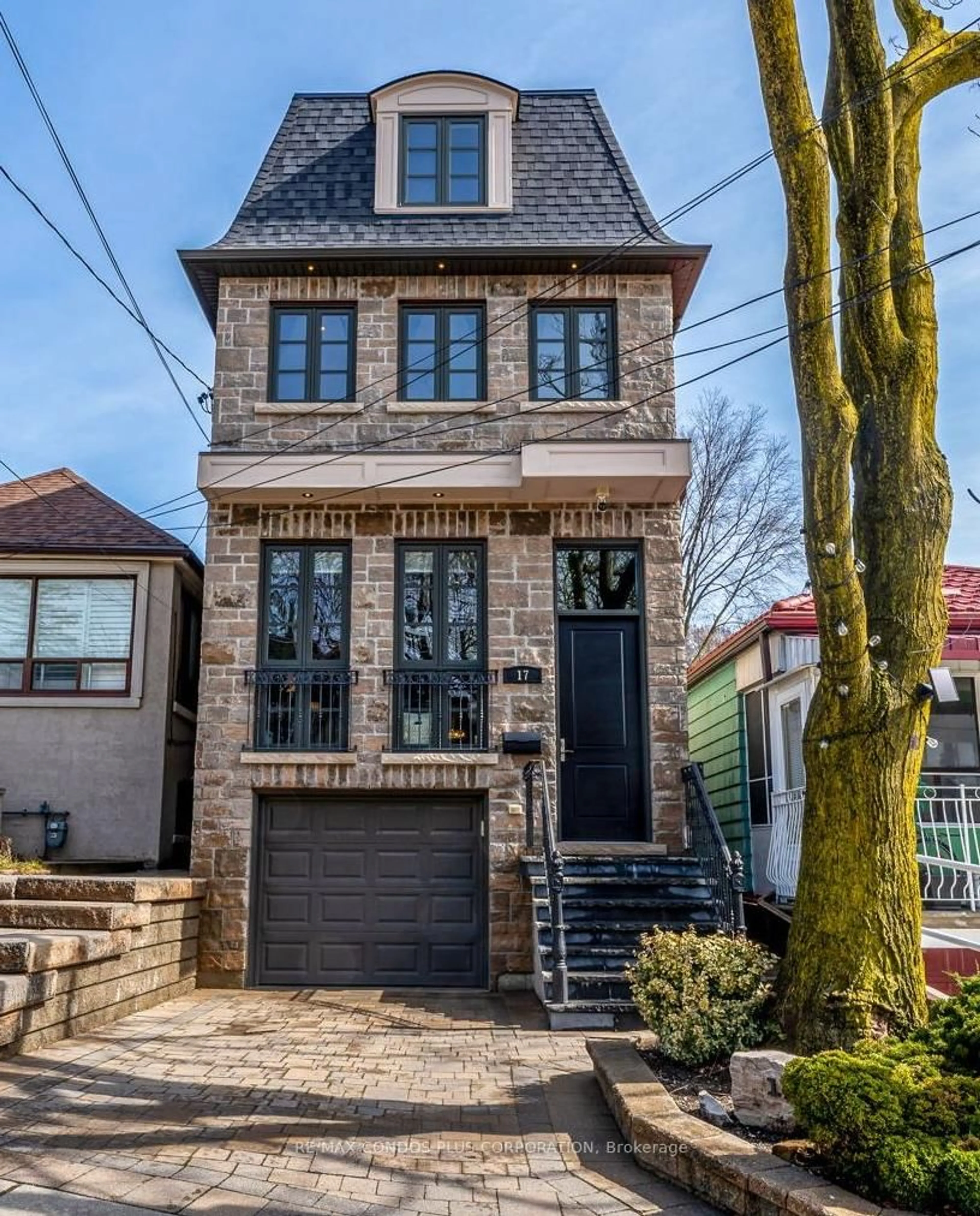 Home with brick exterior material, street for 17 Haverson Blvd, Toronto Ontario M6M 3J5
