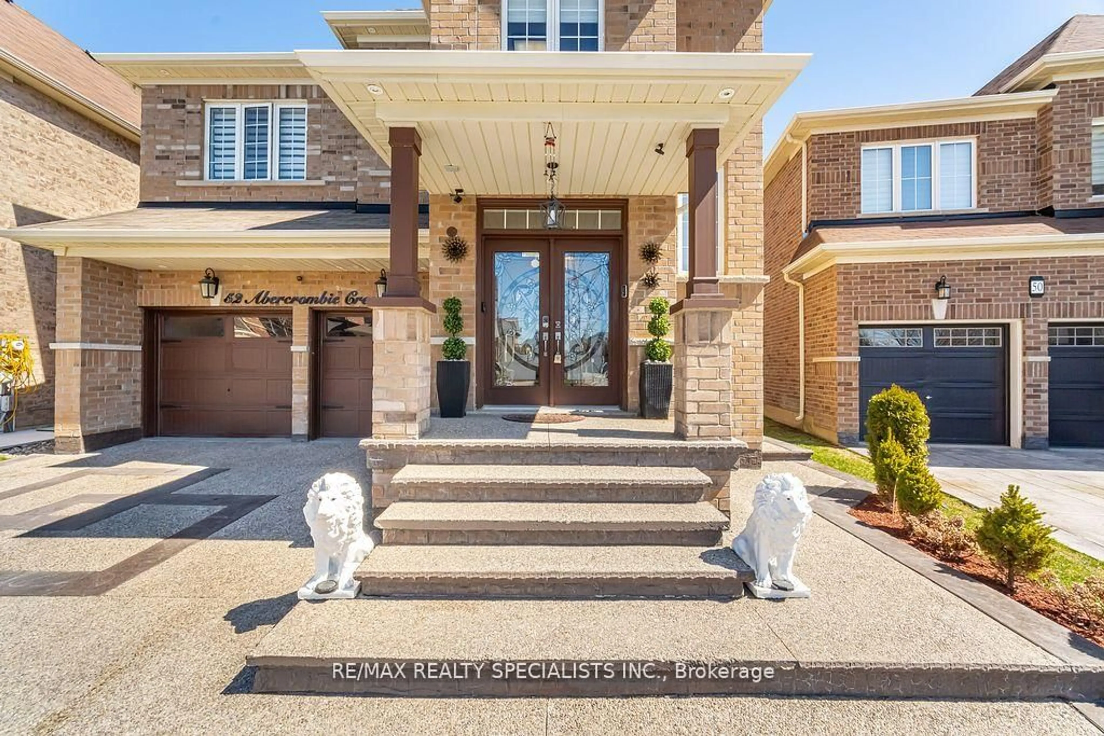 Home with brick exterior material, street for 52 Abercrombie Cres, Brampton Ontario L7A 4N1