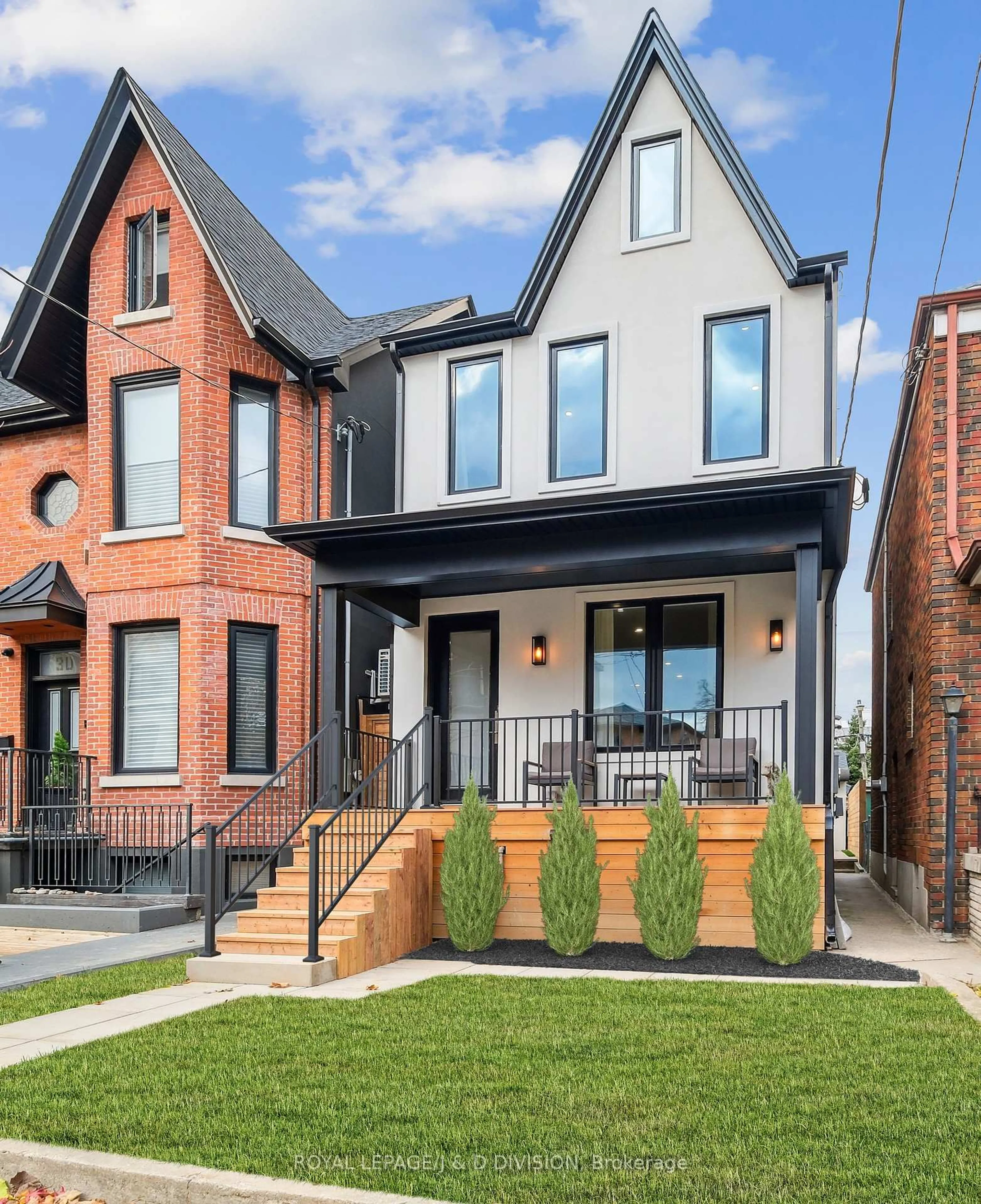 Home with brick exterior material, street for 28 Melville Ave, Toronto Ontario M6G 1Y2