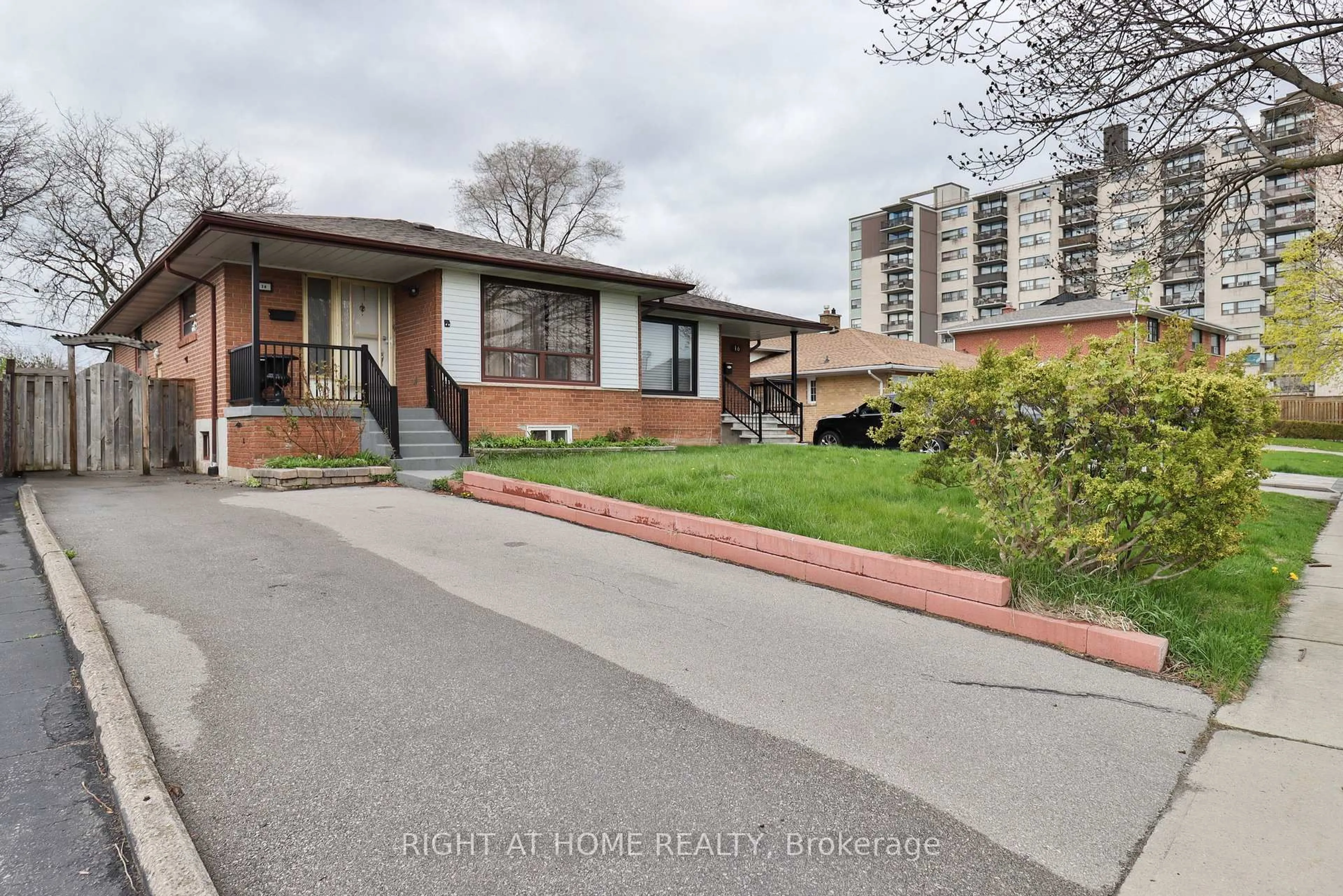 Home with brick exterior material, street for 14 Midden Cres, Toronto Ontario M9R 3L8
