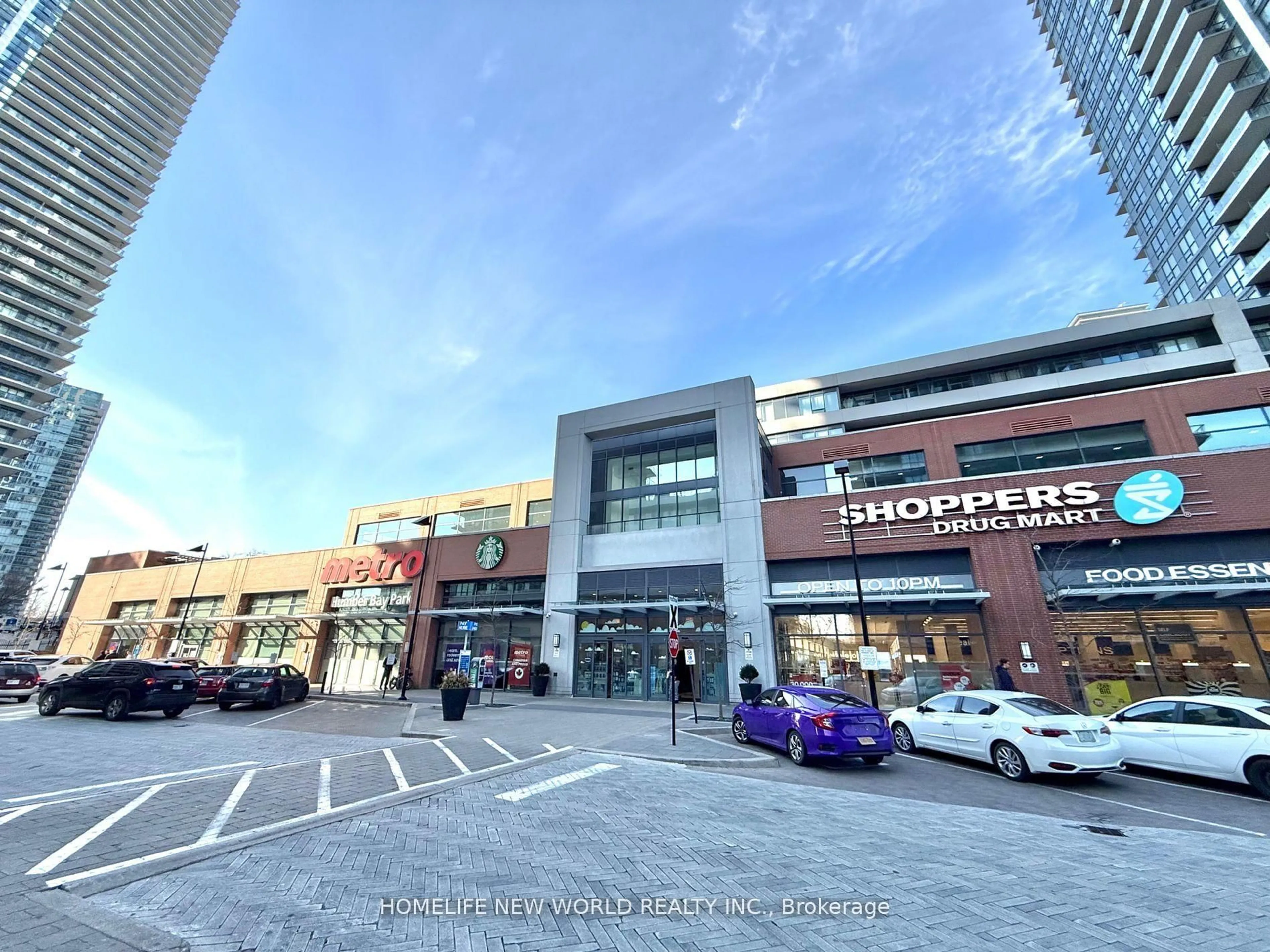 A pic from outside/outdoor area/front of a property/back of a property/a pic from drone, street for 2200 Lake Shore Blvd #908, Toronto Ontario M8V 1A4