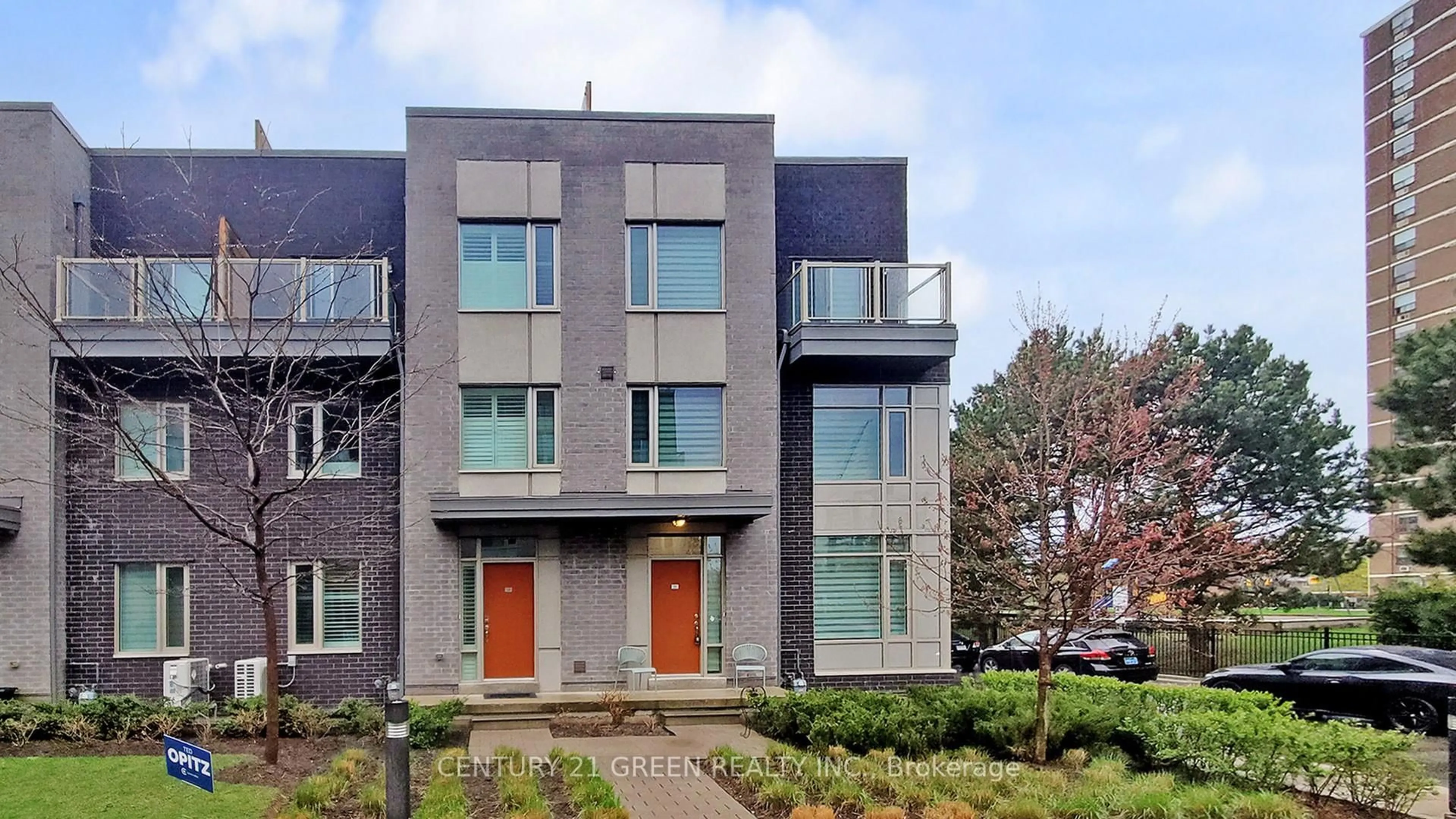 Home with brick exterior material, street for 18 Applewood Lane #25, Toronto Ontario M9C 0C1