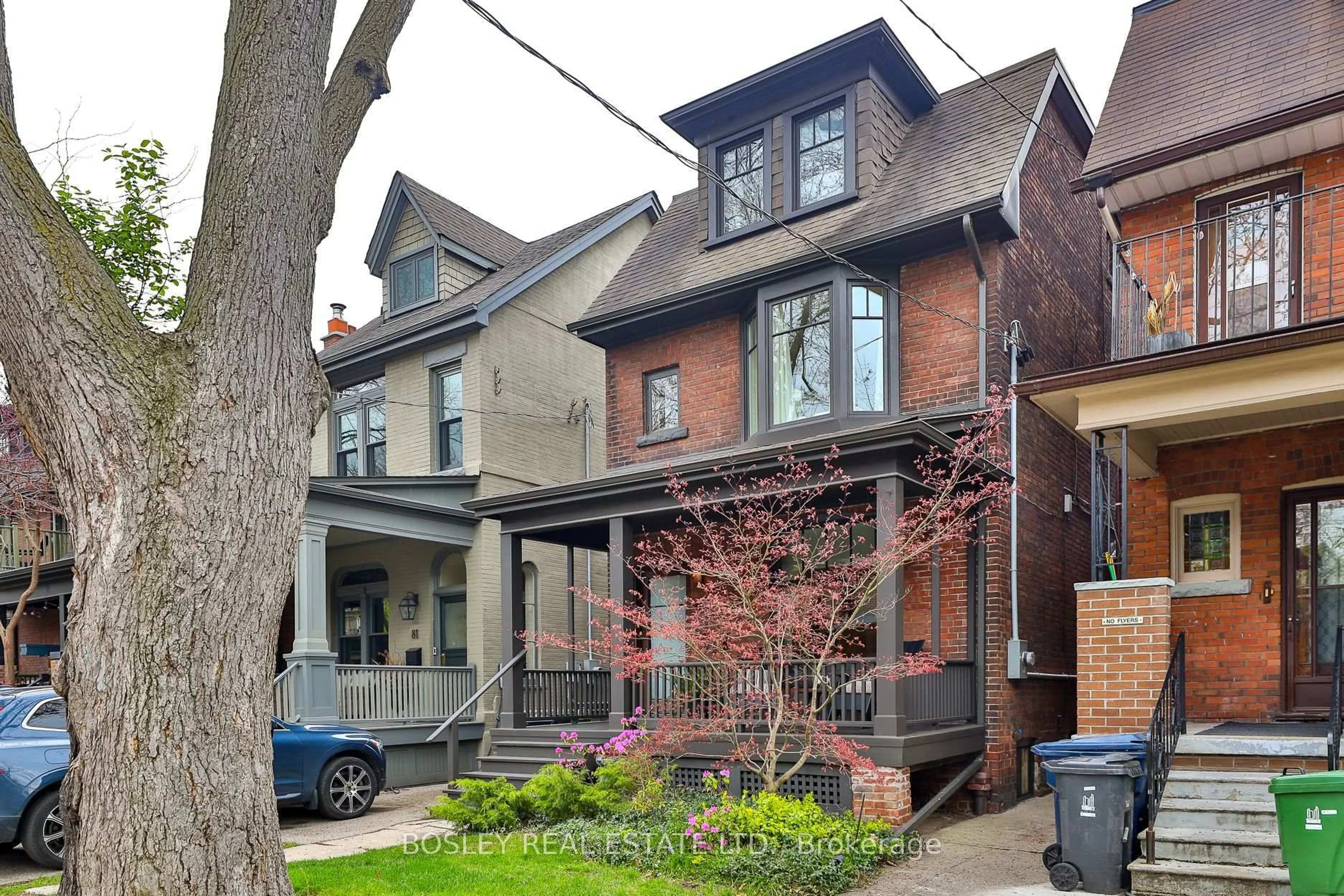 Home with brick exterior material, street for 83 Pearson Ave, Toronto Ontario M6R 1G4