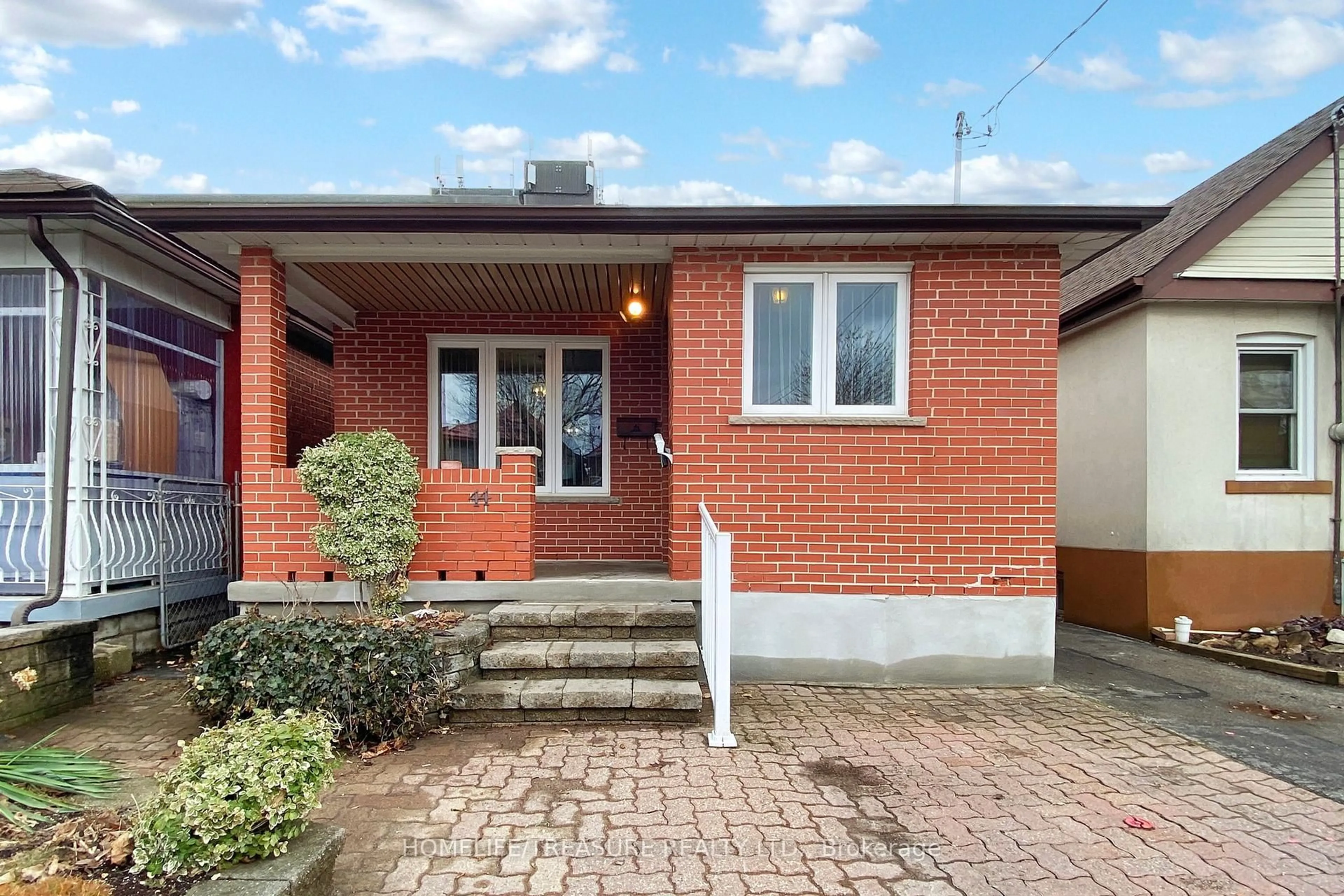 Home with brick exterior material, street for 44 Grandville Ave, Toronto Ontario M6N 4T9