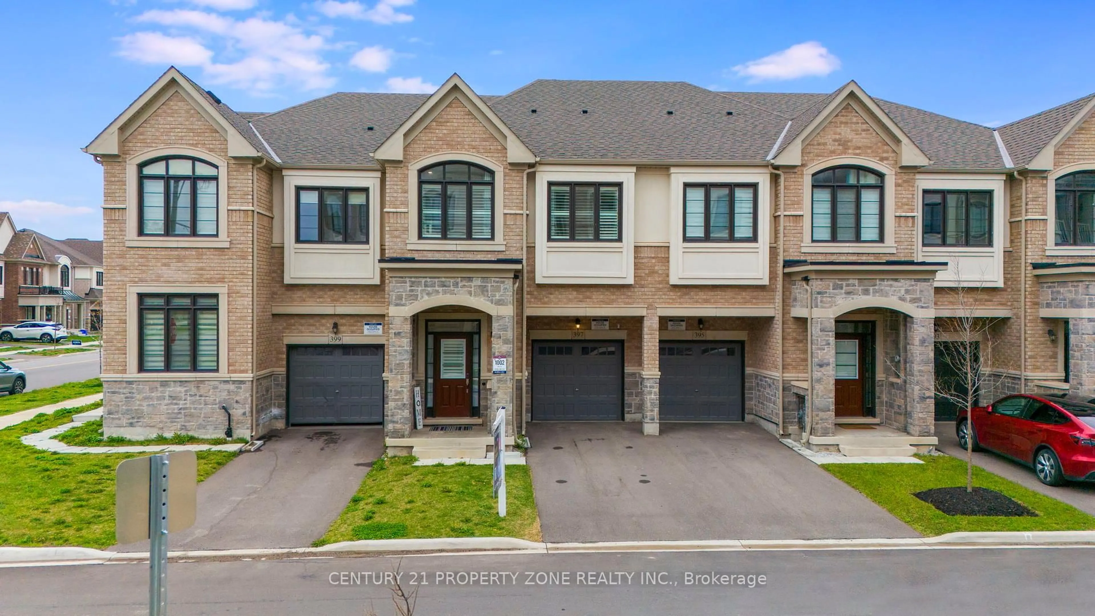 Home with brick exterior material, street for 397 Twinflower Pl, Milton Ontario L9E 1T9