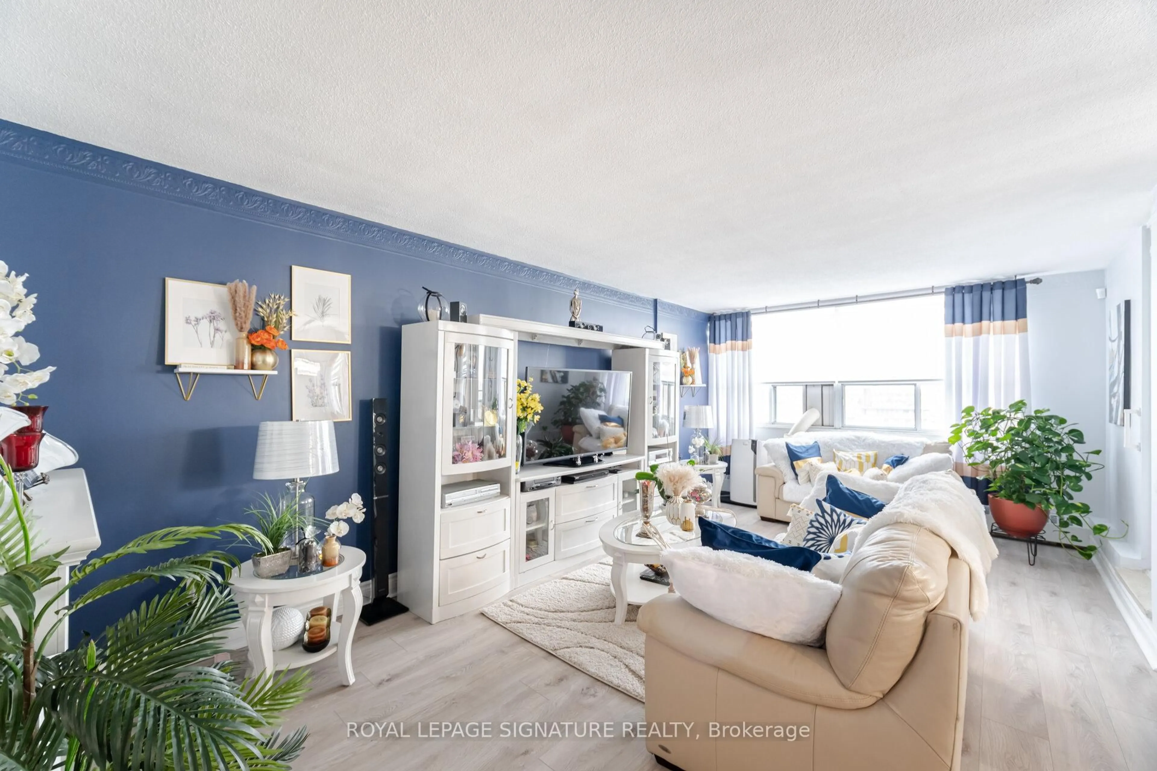 Living room with furniture, unknown for 551 The West Mall N/A #1219, Toronto Ontario M9C 1G7
