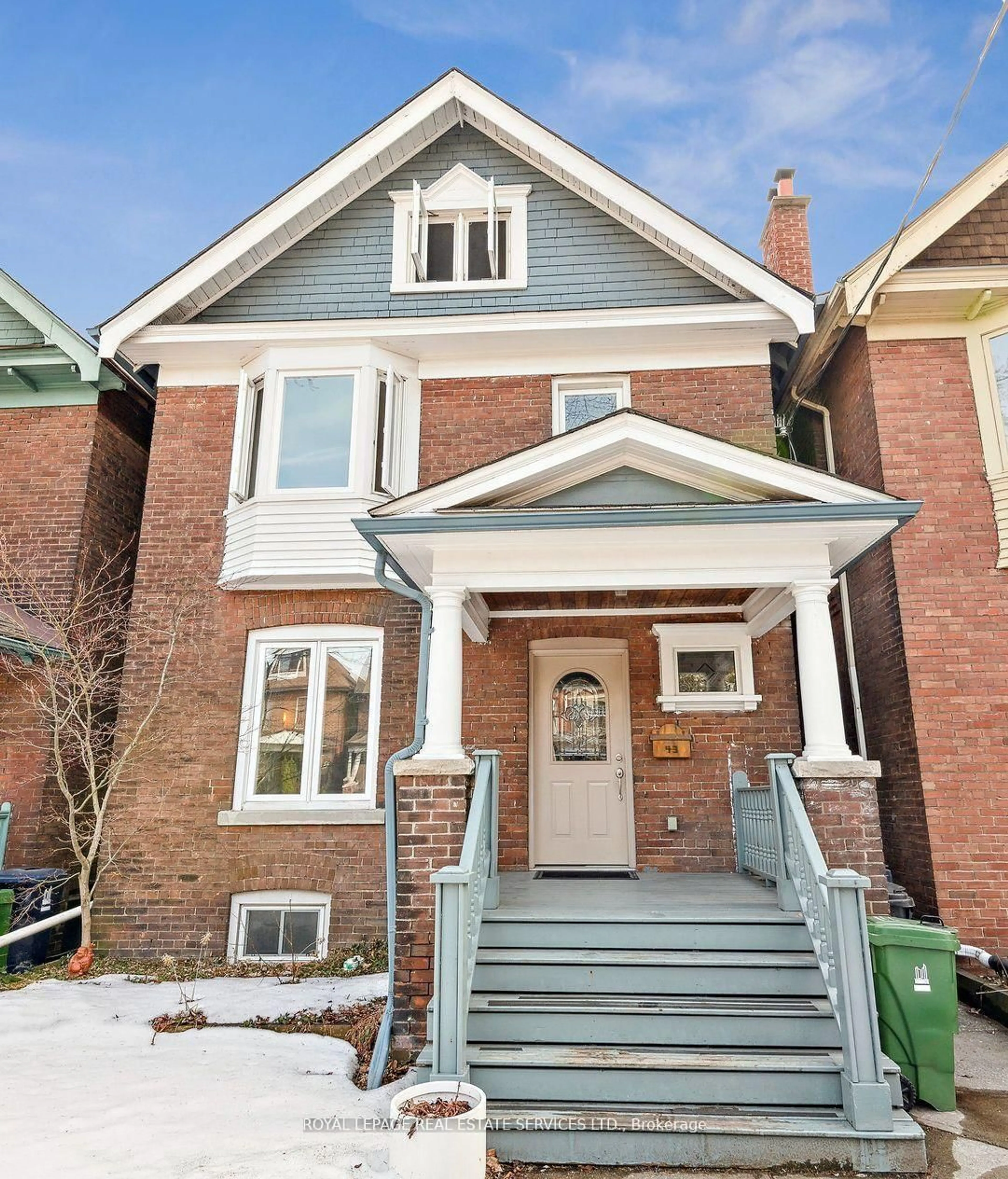 Home with brick exterior material, street for 43 Glenlake Ave, Toronto Ontario M6P 1E2