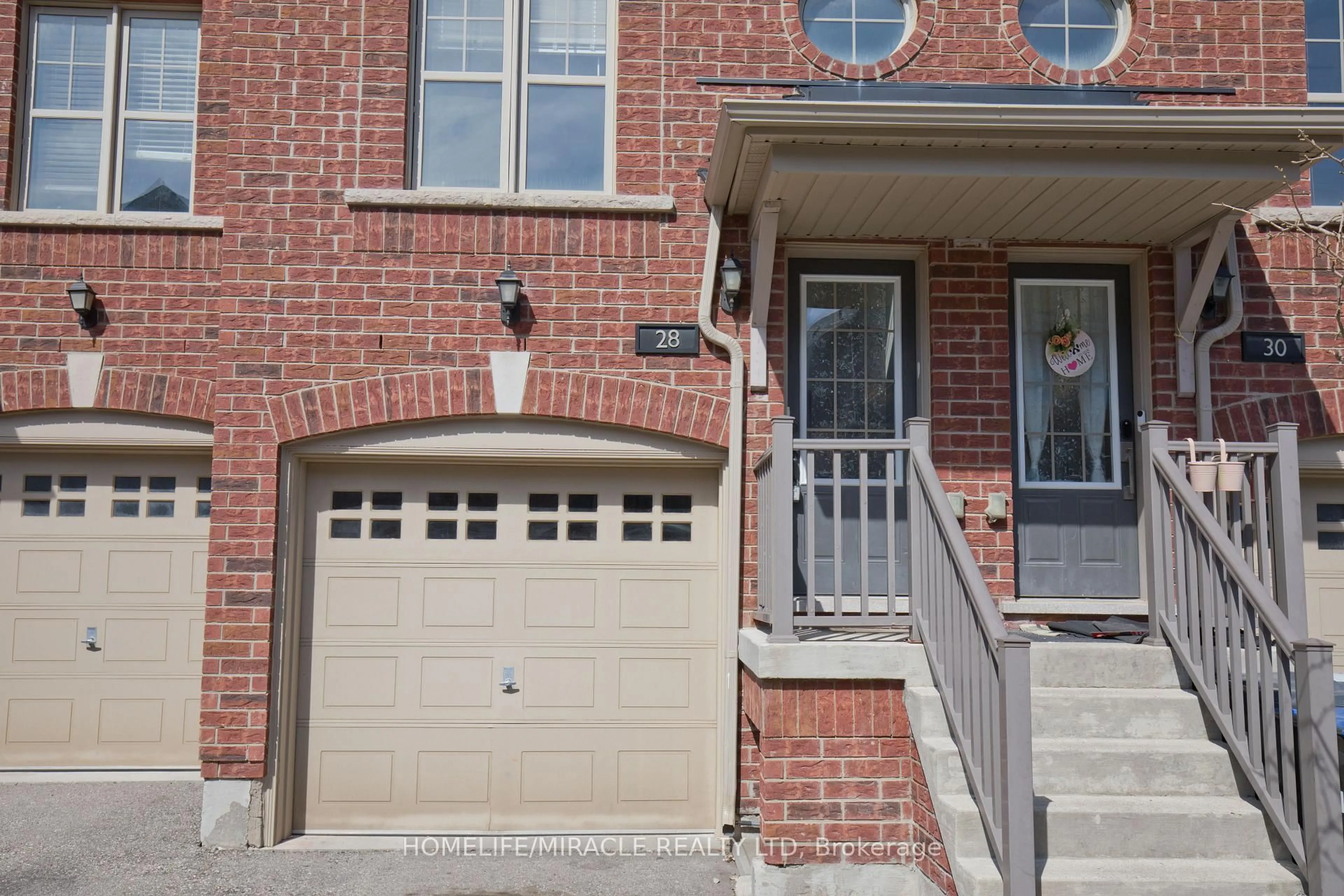 Home with brick exterior material, street for 28 Battalion Rd #44, Brampton Ontario L7A 4B5
