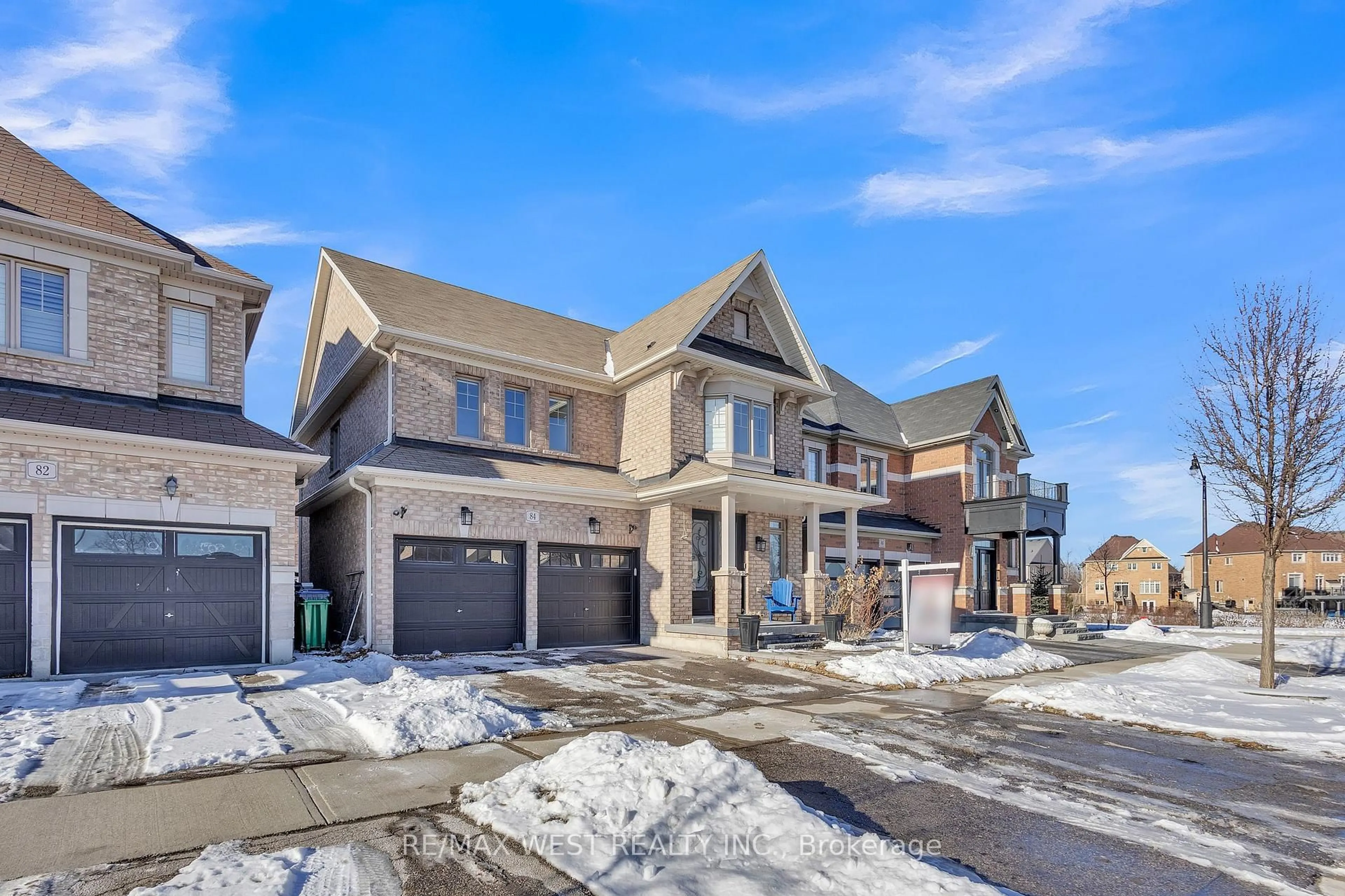 Home with brick exterior material, street for 84 Lone Rock Circ, Brampton Ontario L6P 0K4