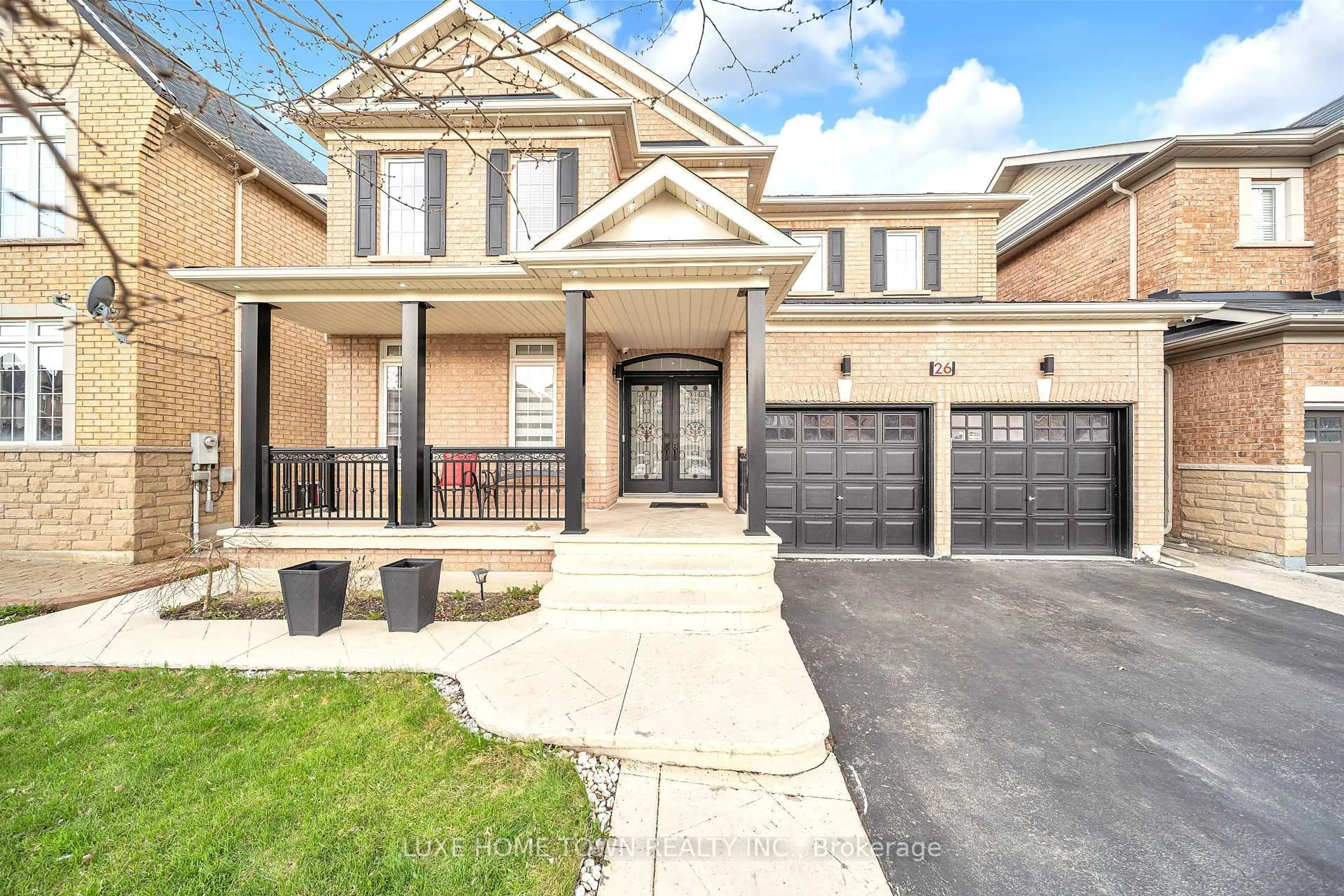 Home with brick exterior material, street for 26 Bluffwood Cres Cres, Brampton Ontario L6P 2P3