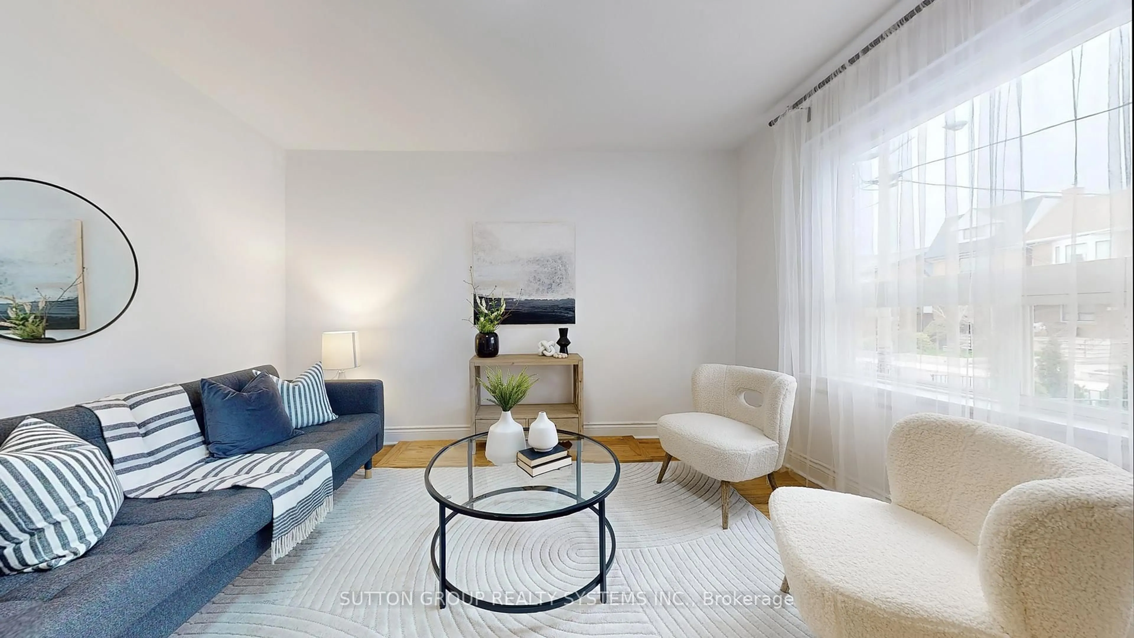 Living room with furniture, unknown for 43 Greenlaw Ave, Toronto Ontario M6H 3V7