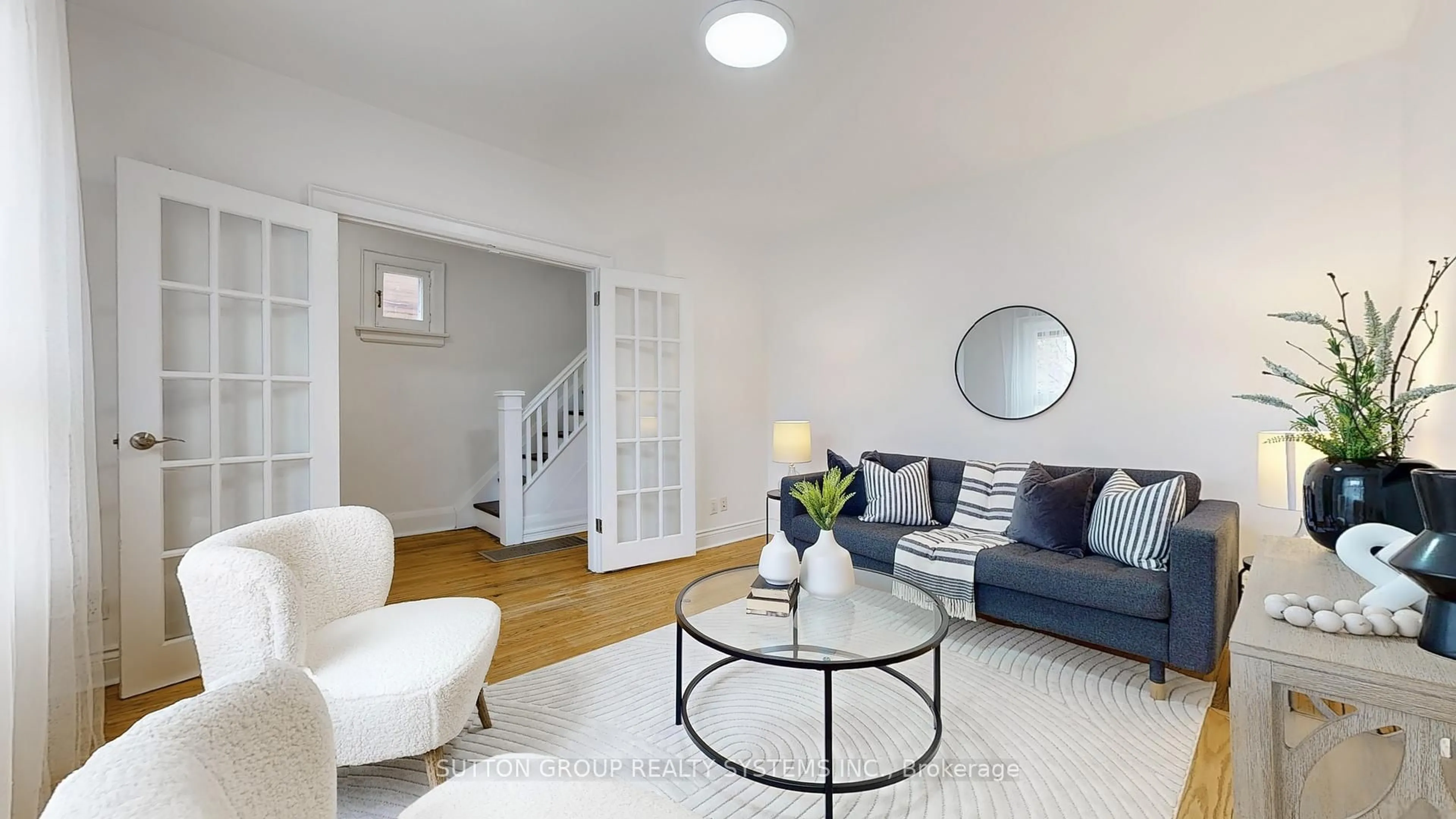 Living room with furniture, unknown for 43 Greenlaw Ave, Toronto Ontario M6H 3V7