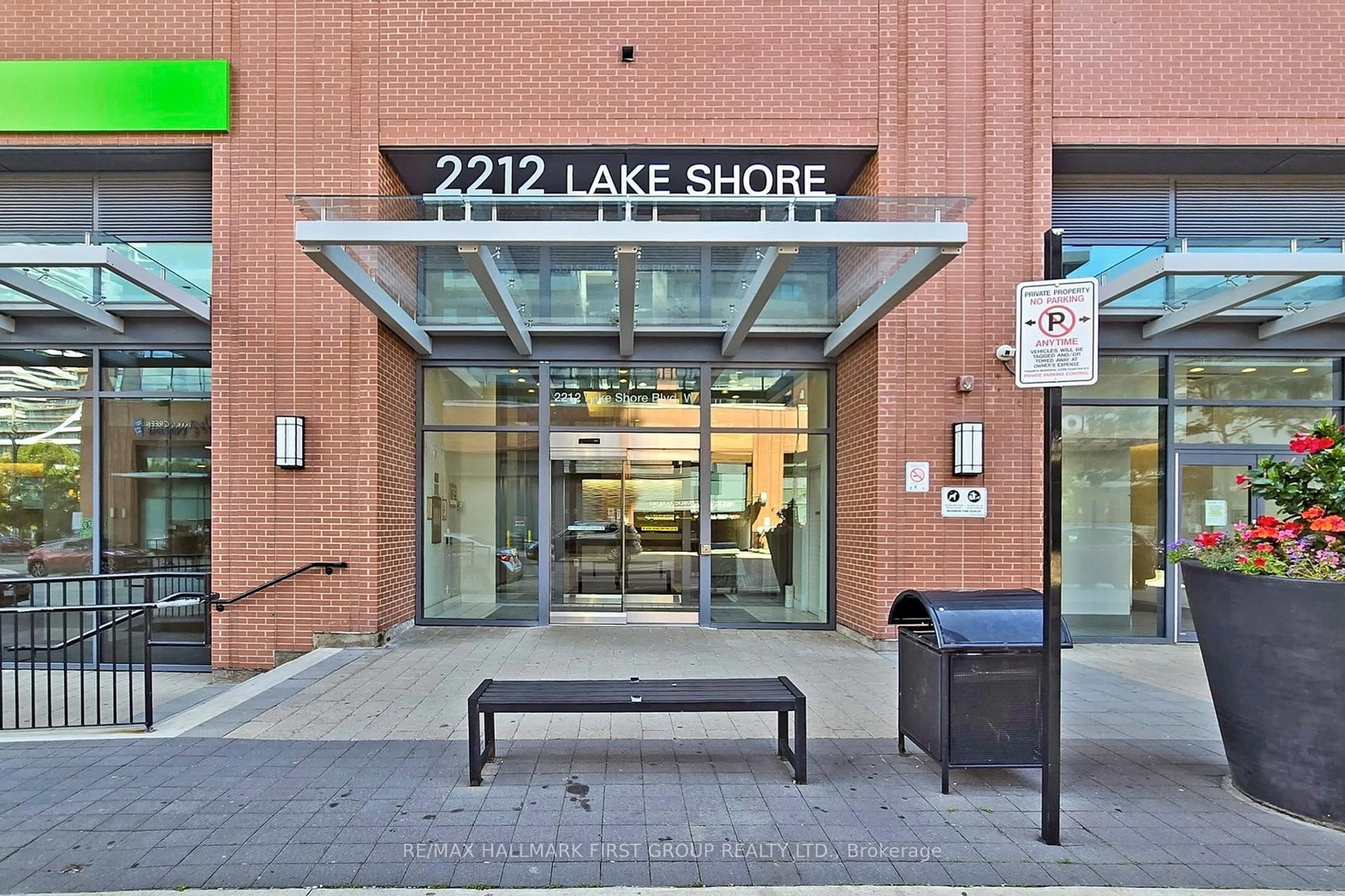 Lobby for 2212 Lakeshore Blvd #713, Toronto Ontario M8V 0C2