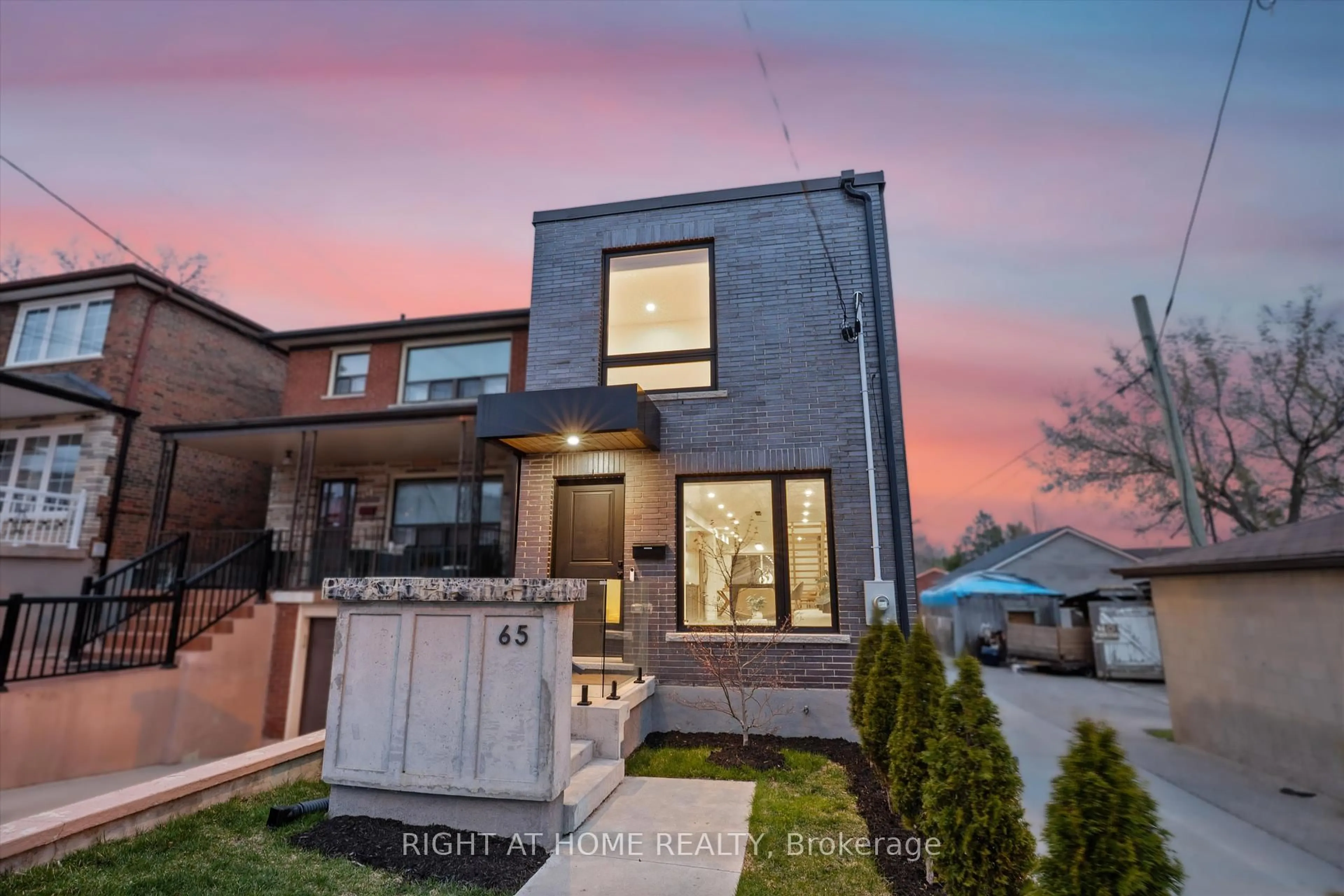 Home with brick exterior material, street for 65 Aileen Ave, Toronto Ontario M6M 1E7